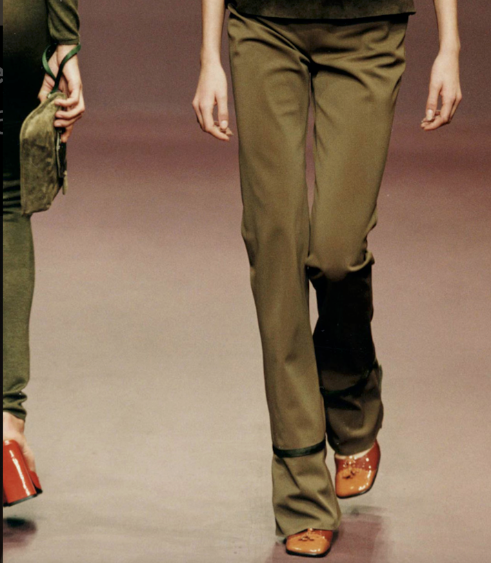 Prada F/W 1999 chunky square toe pumps