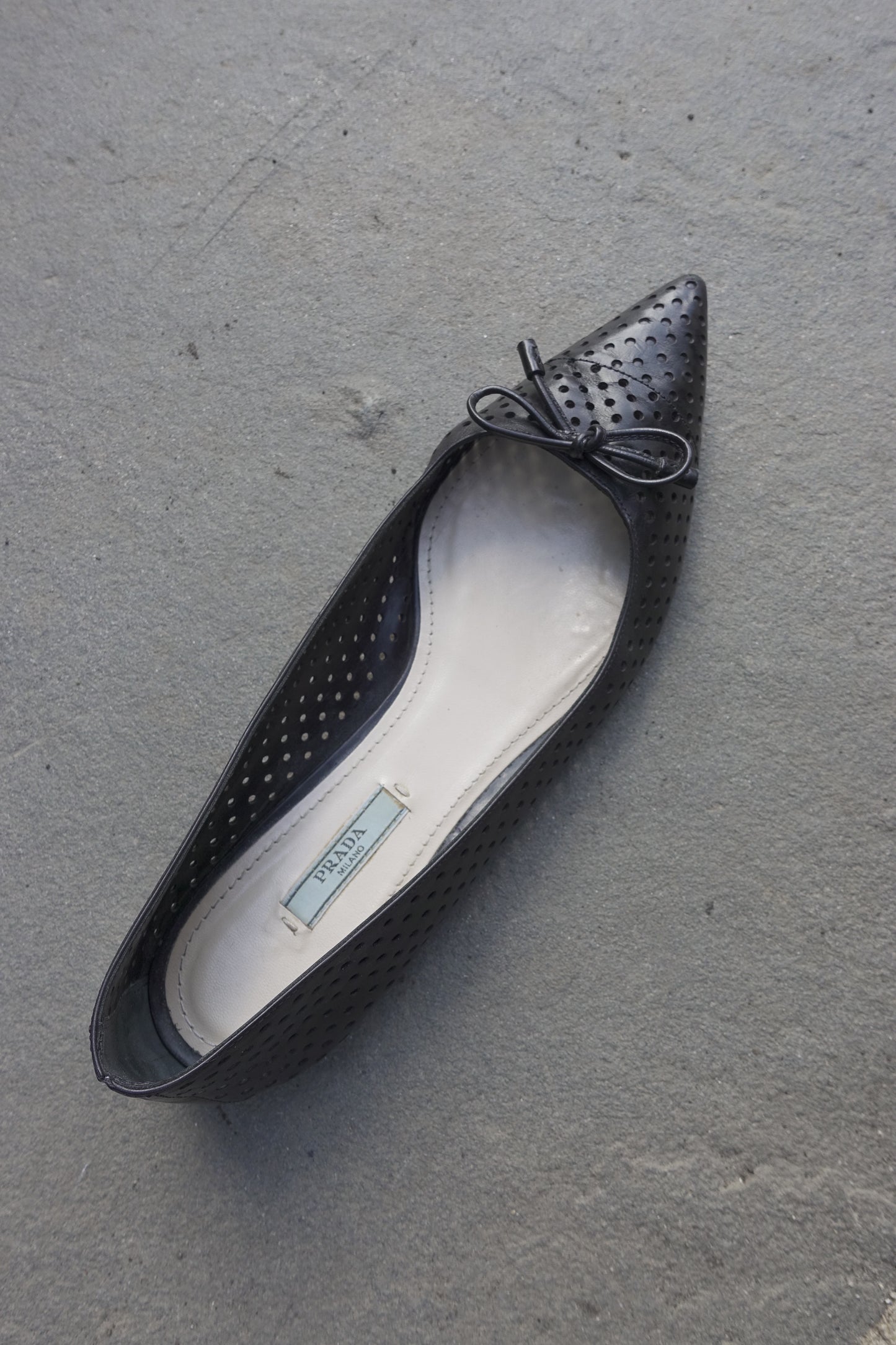 Prada pointed ballet flats