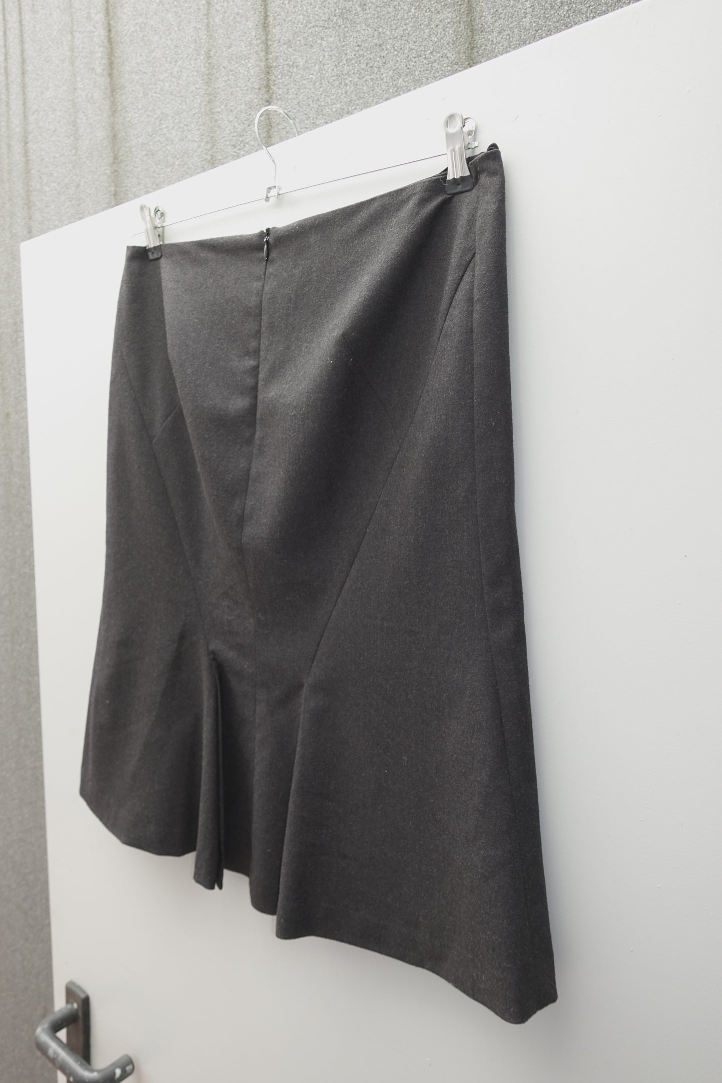Jil Sander wool midi skirt