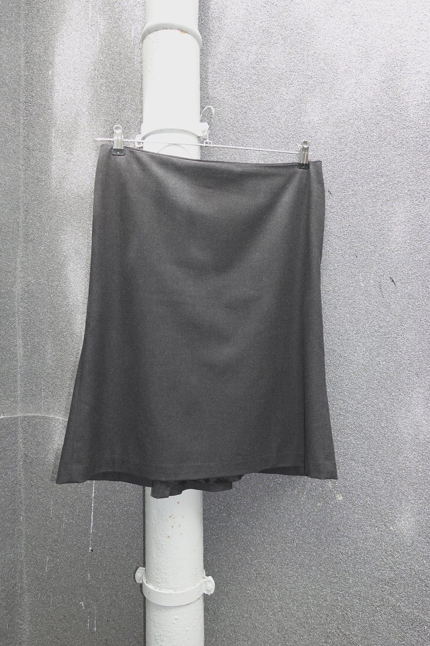 Jil Sander wool midi skirt