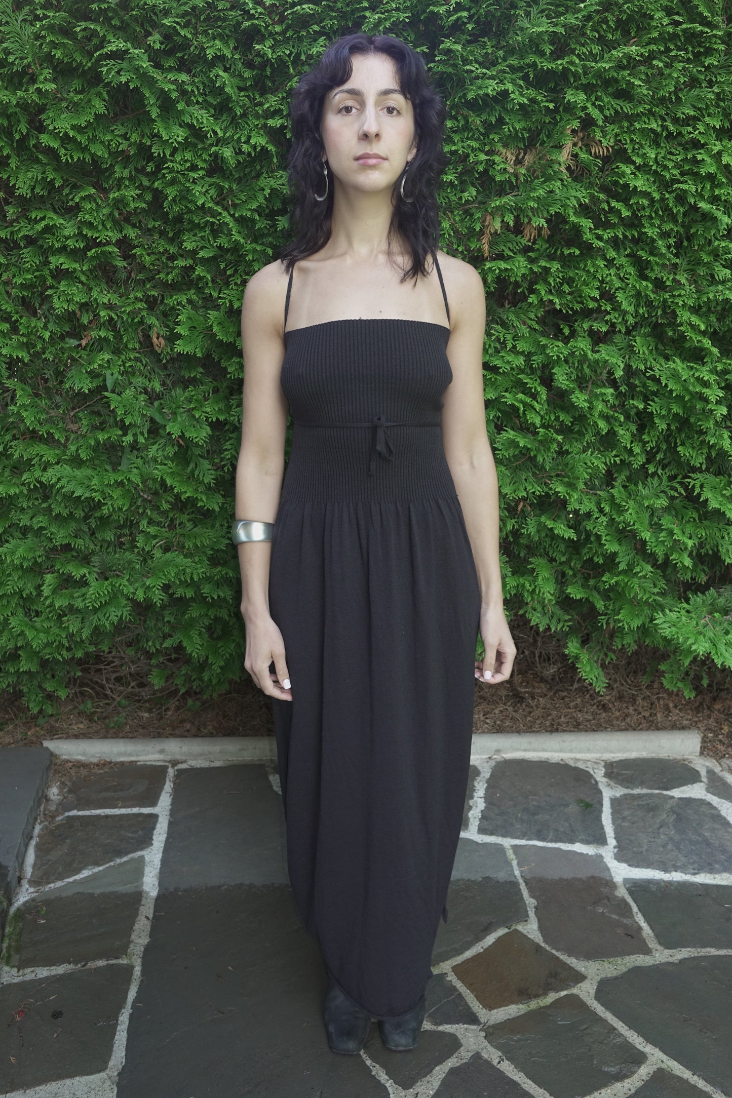 Sarah Pacini merino maxi dress