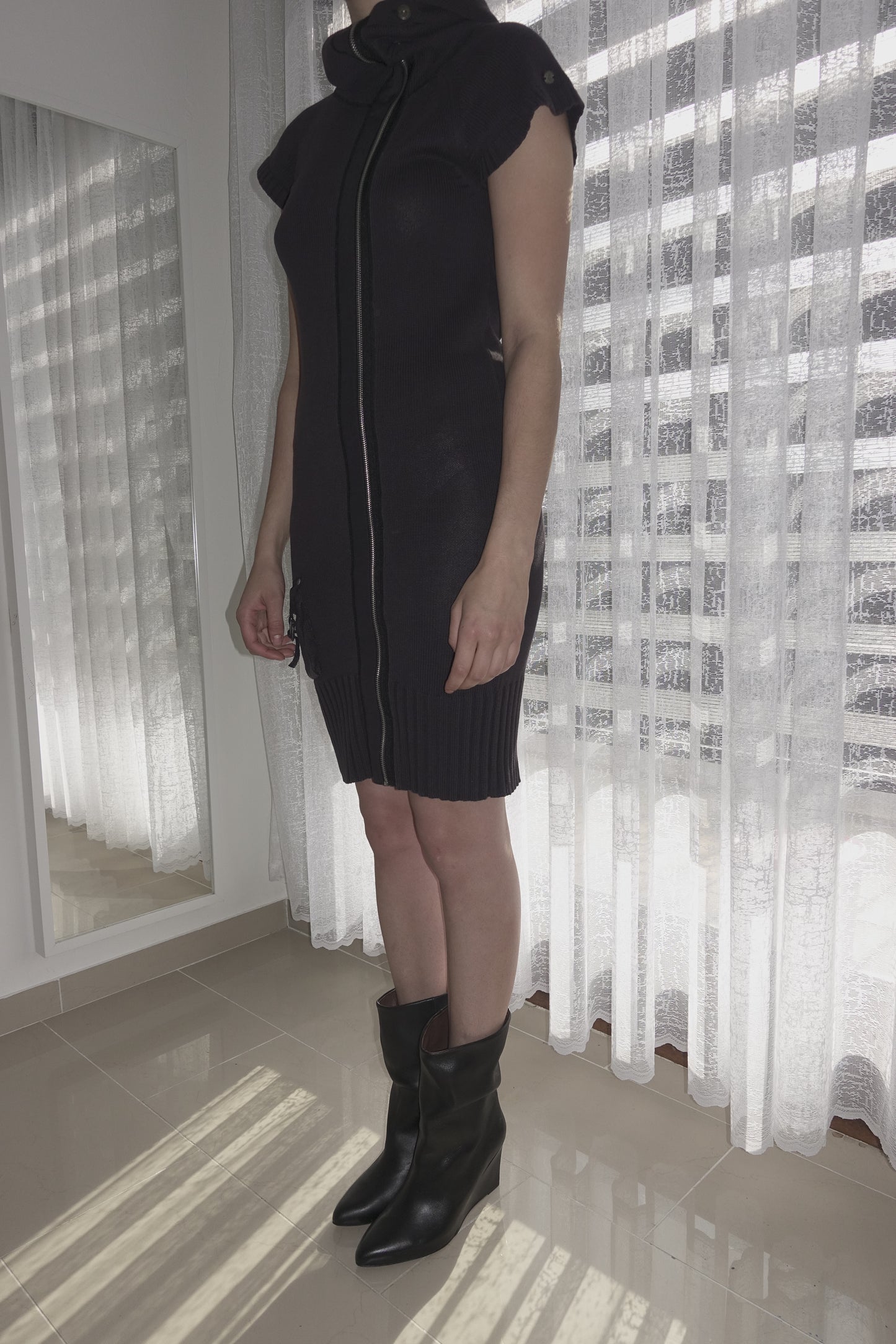 Diesel SS 2008 liquid space project knit dress