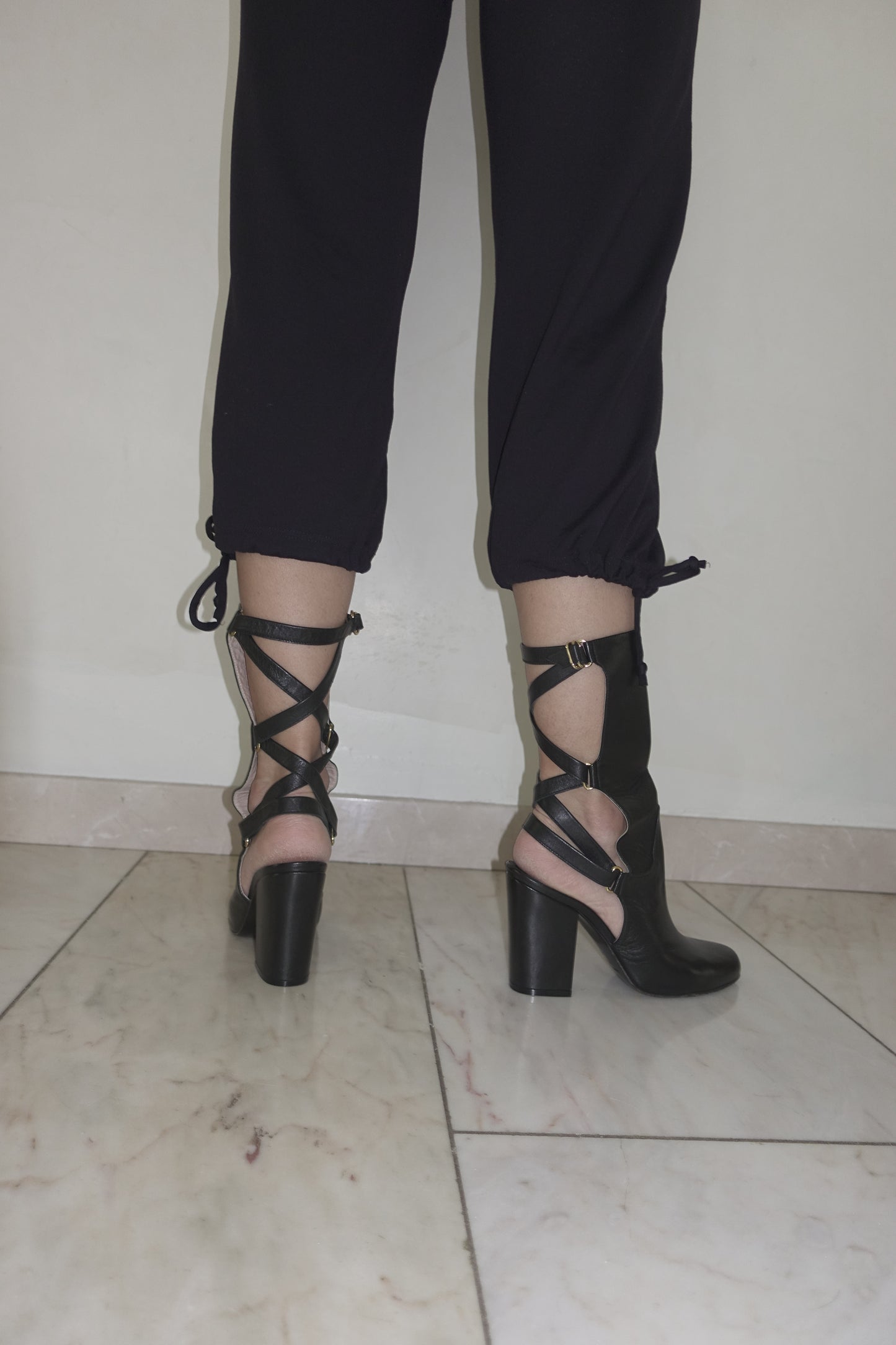Sonia Rykiel strapppy boots
