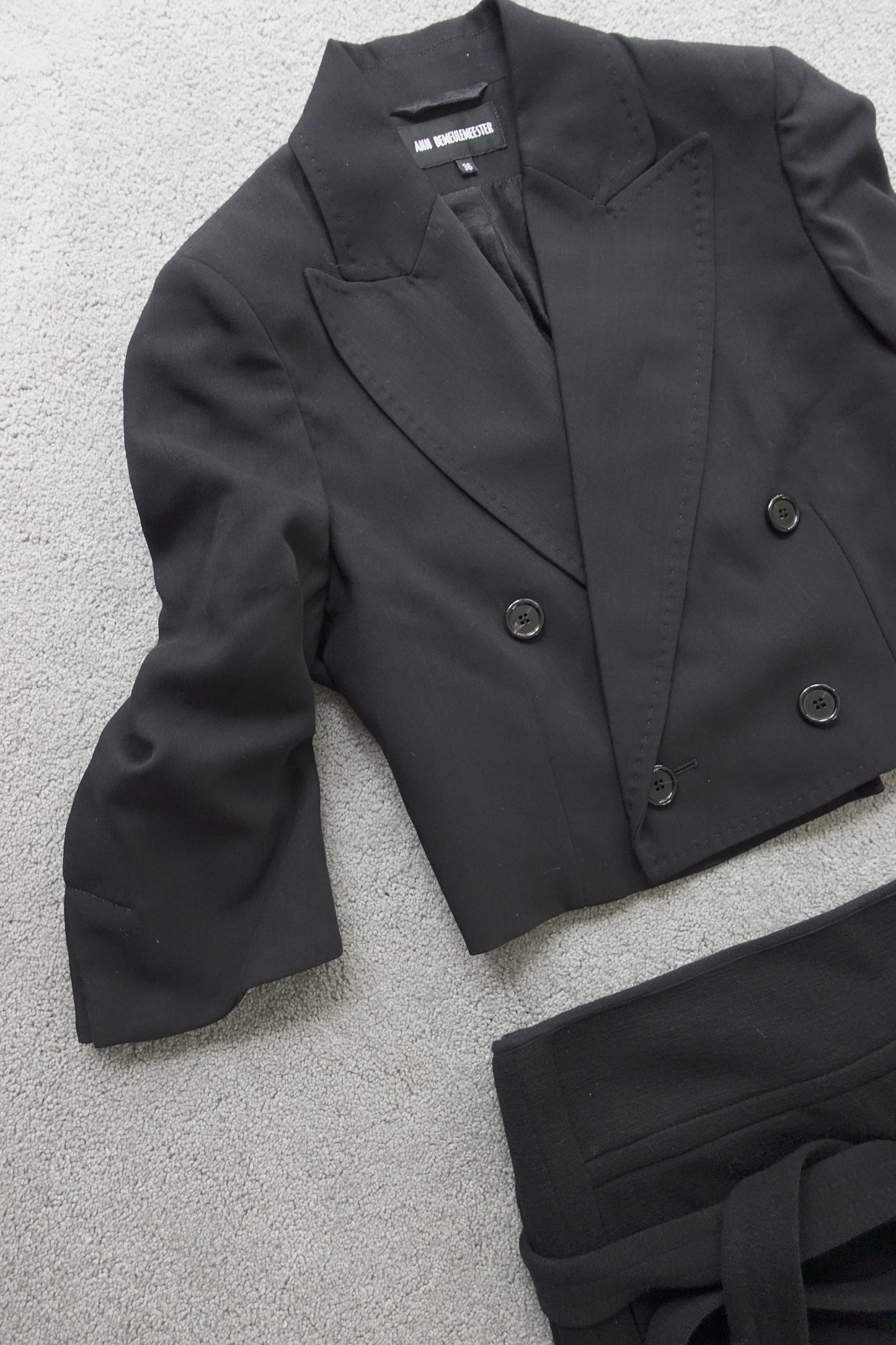 Ann Demeulemeester crop blazer