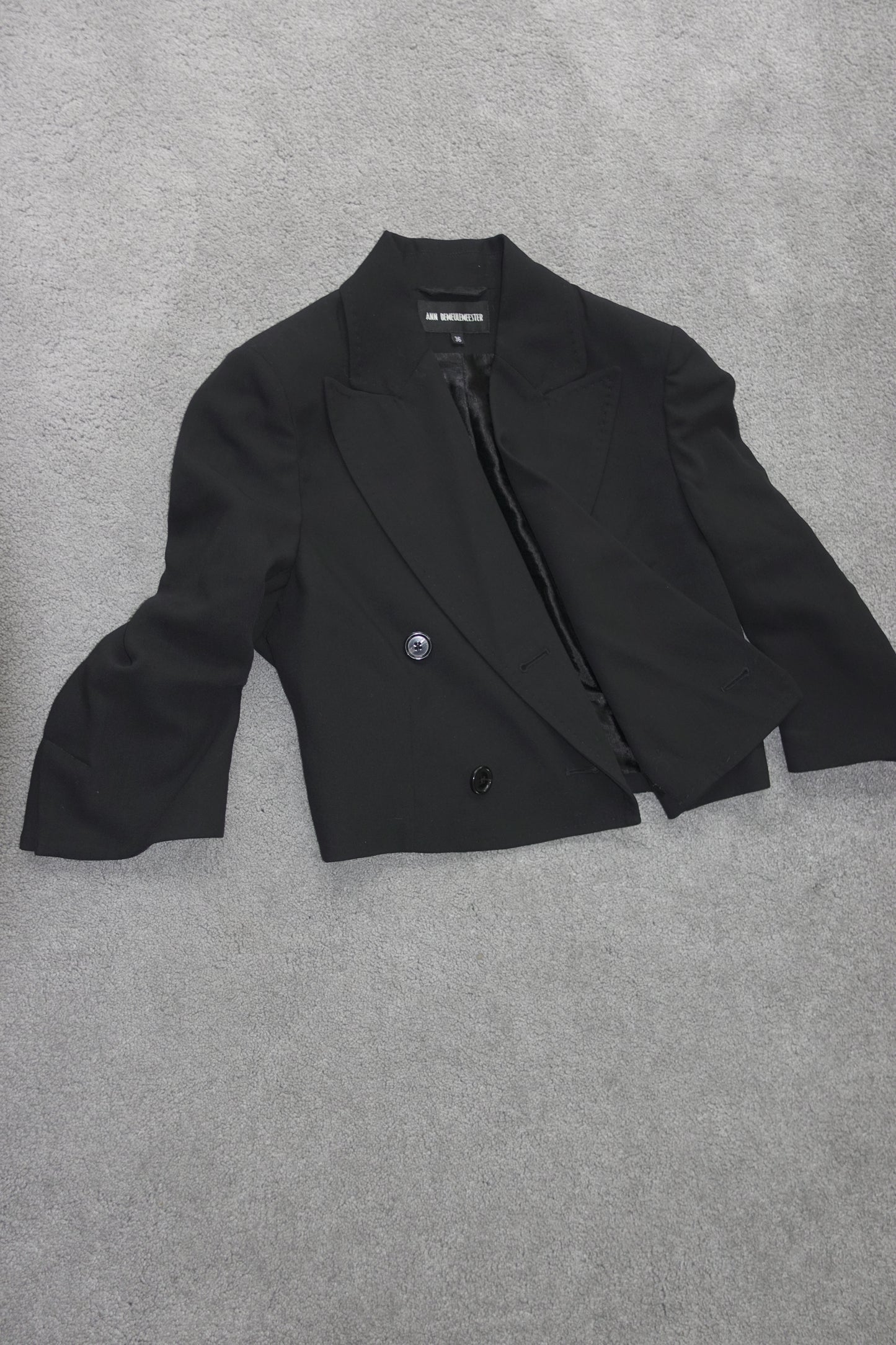 Ann Demeulemeester crop blazer