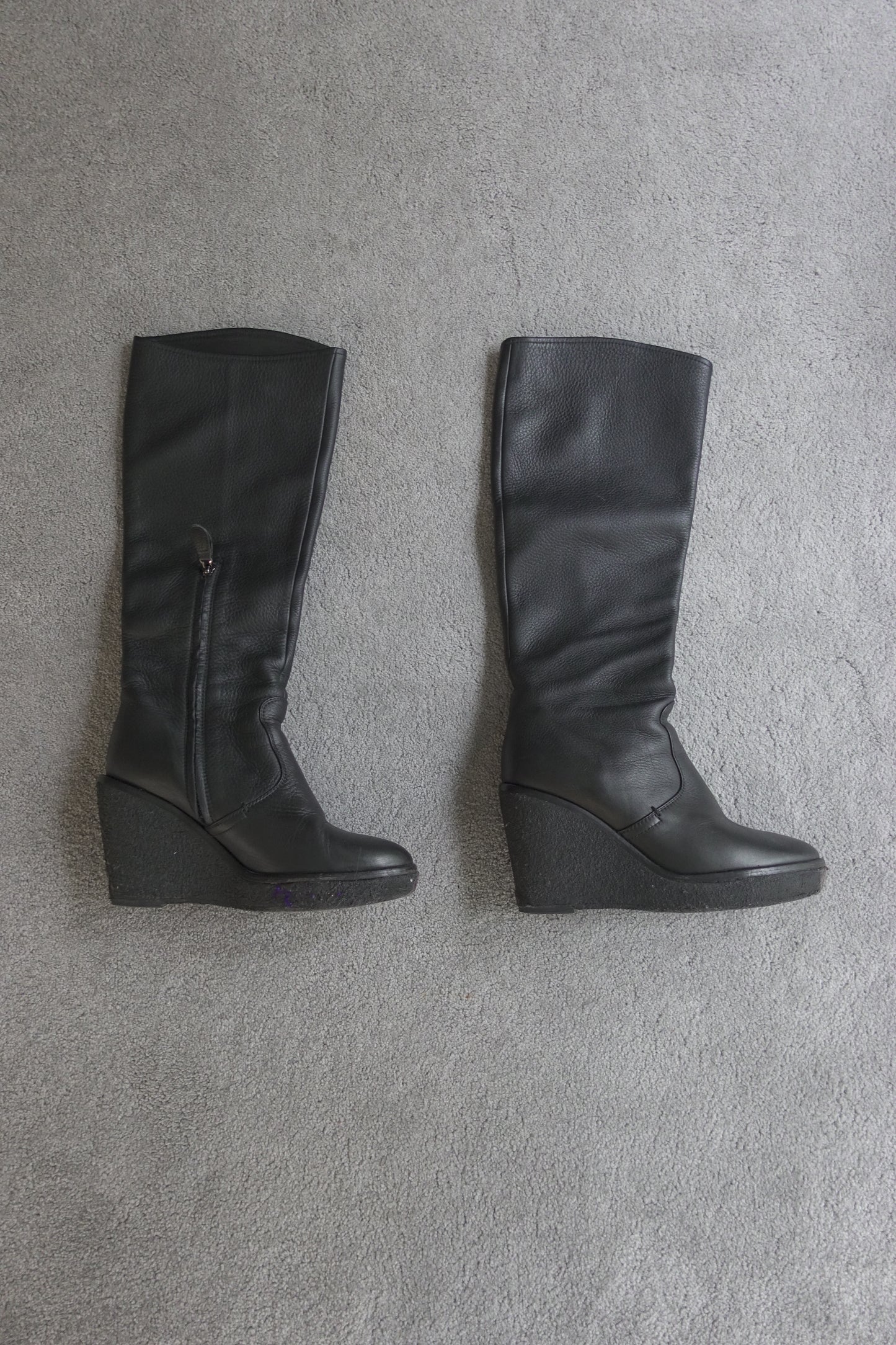Jil Sander wedge boots