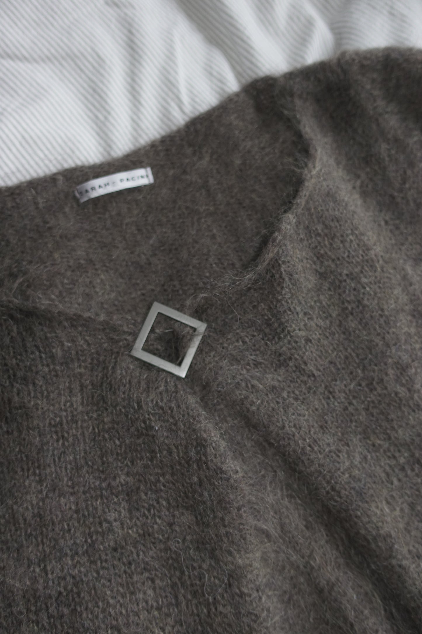 Sarah Pacini mohair knit jacket