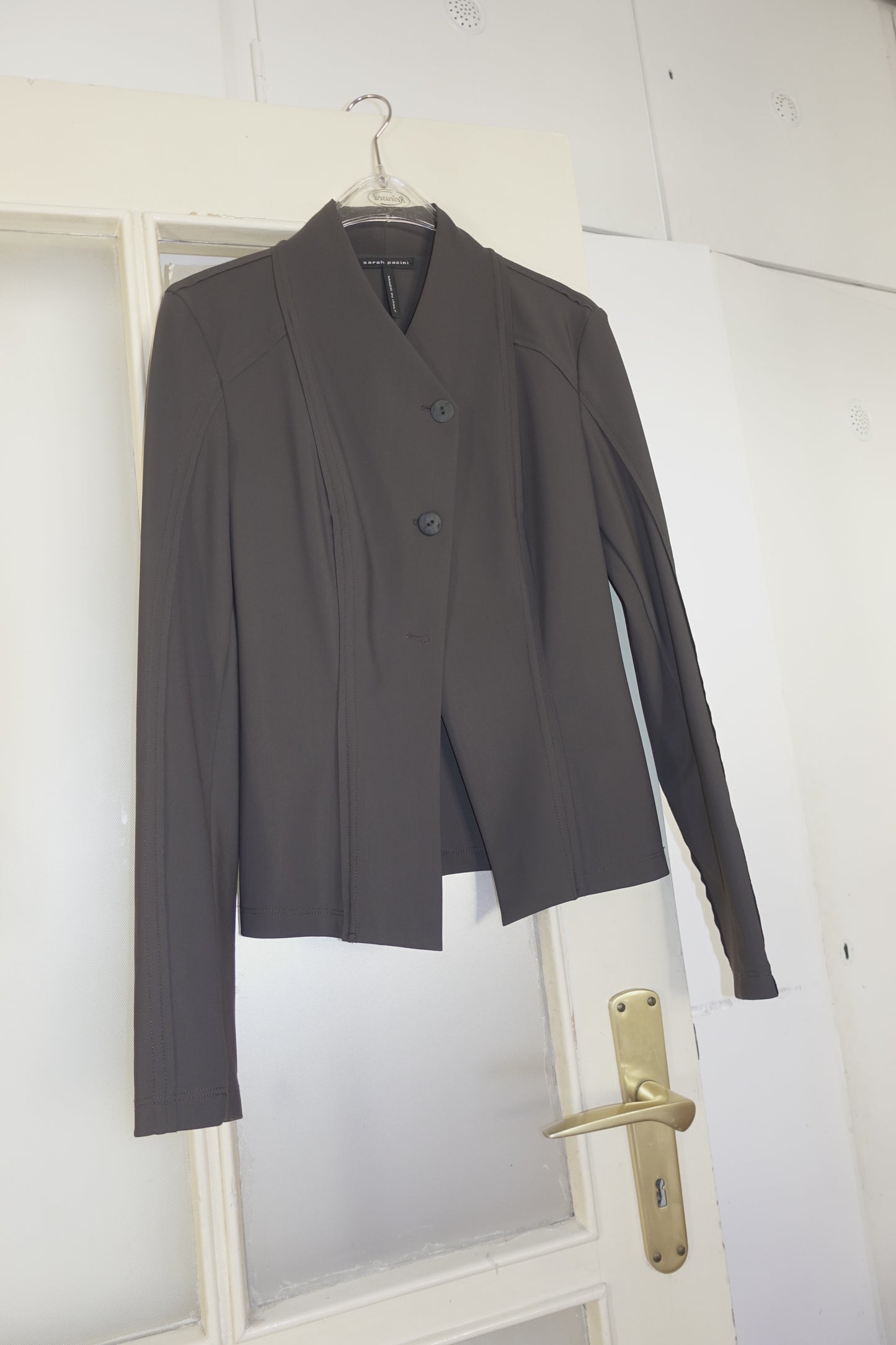 Sarah Pacini asymmetrical blazer