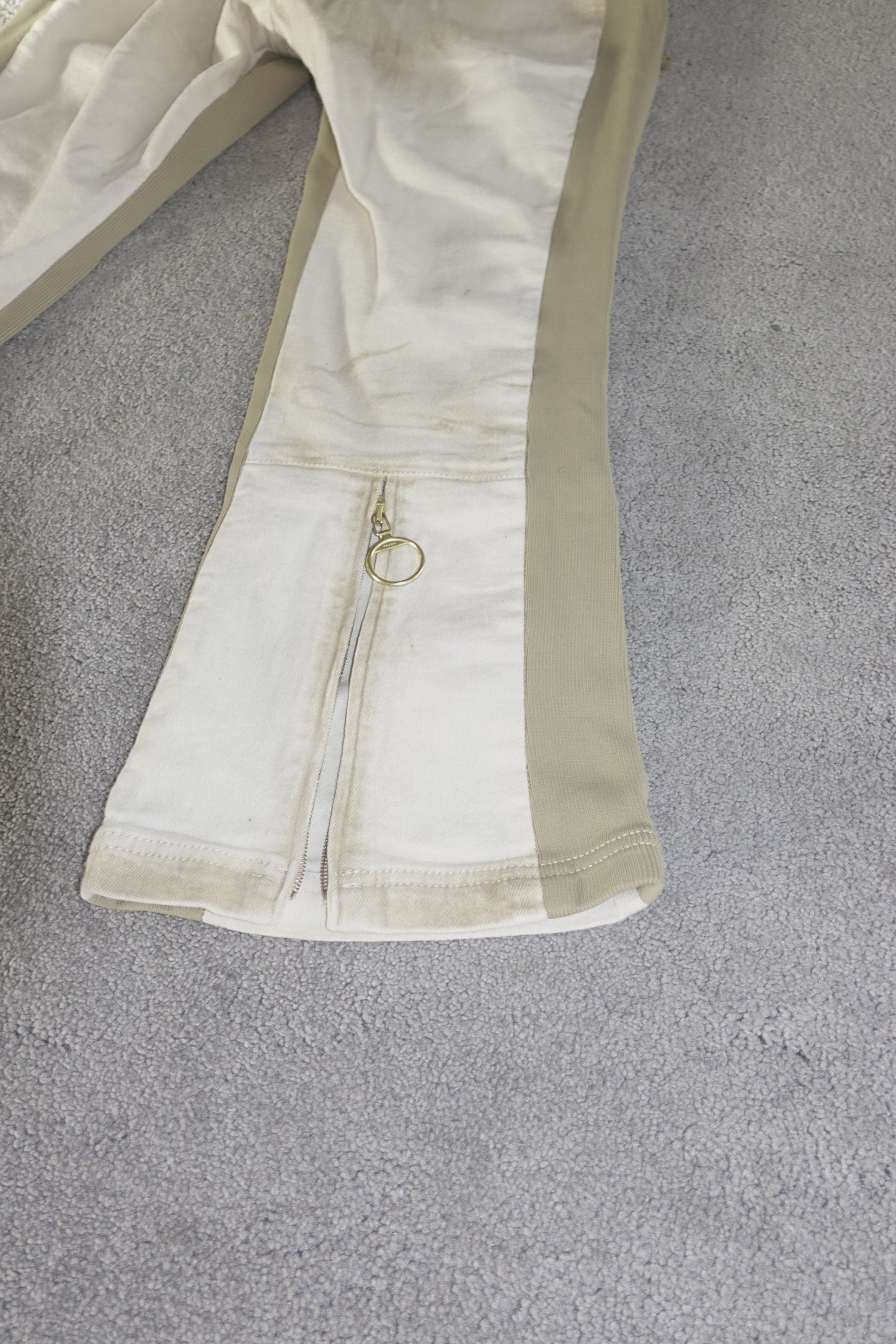 Prada Sport khaki washed jeans