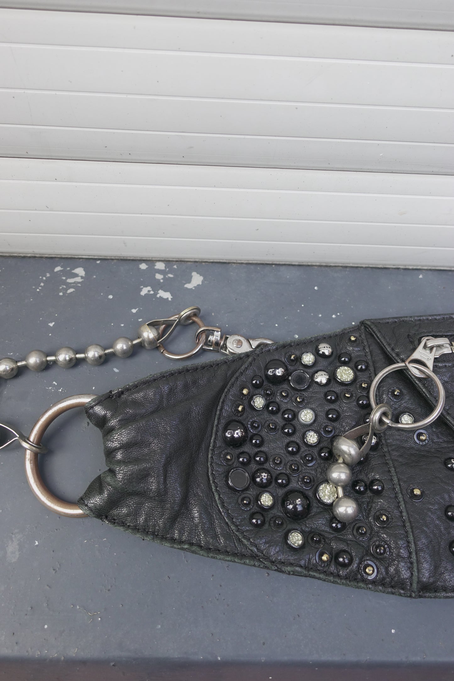 Diesel studded waist bag
