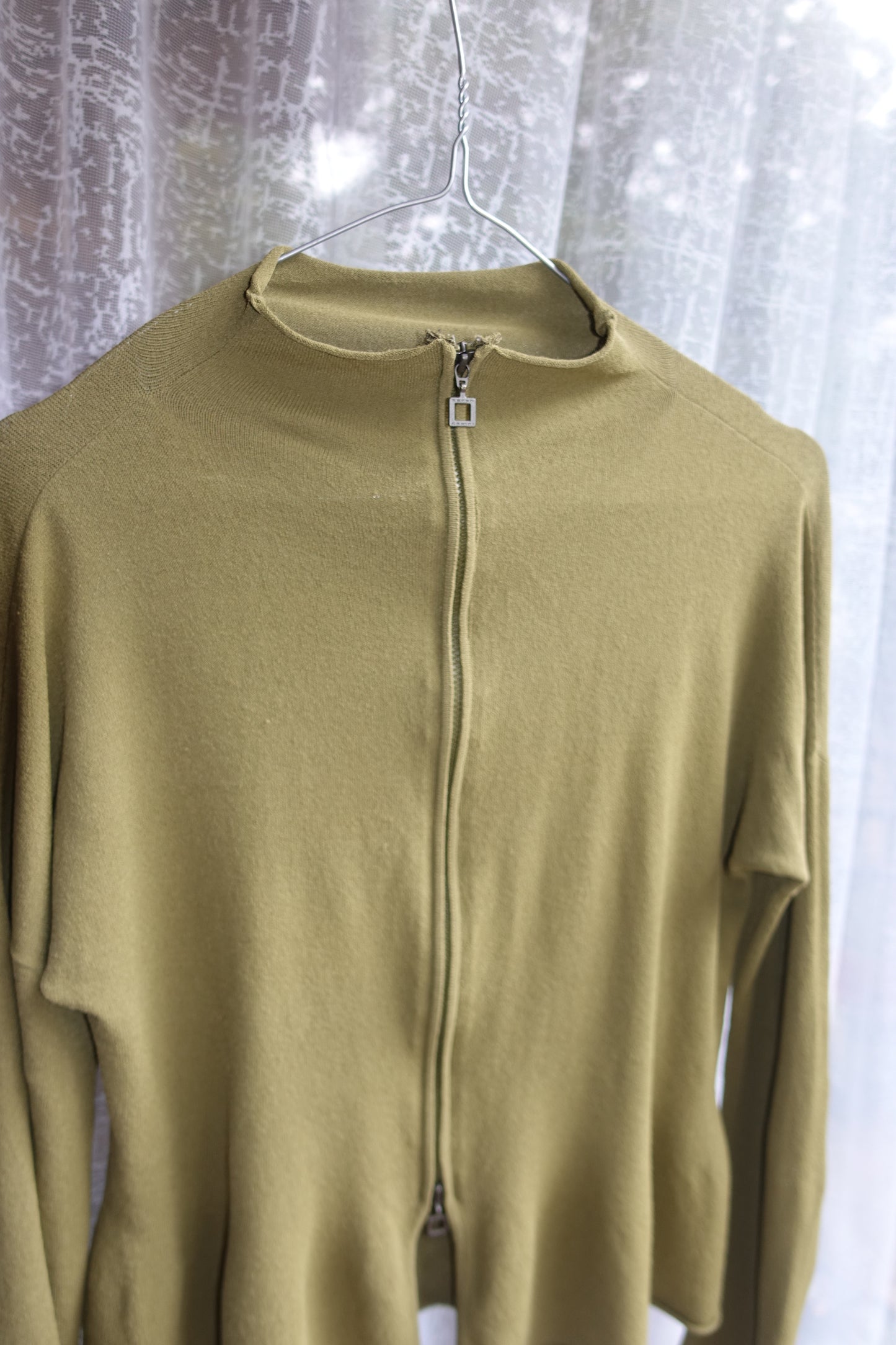 Sarah Pacini fine knit peplum jacket