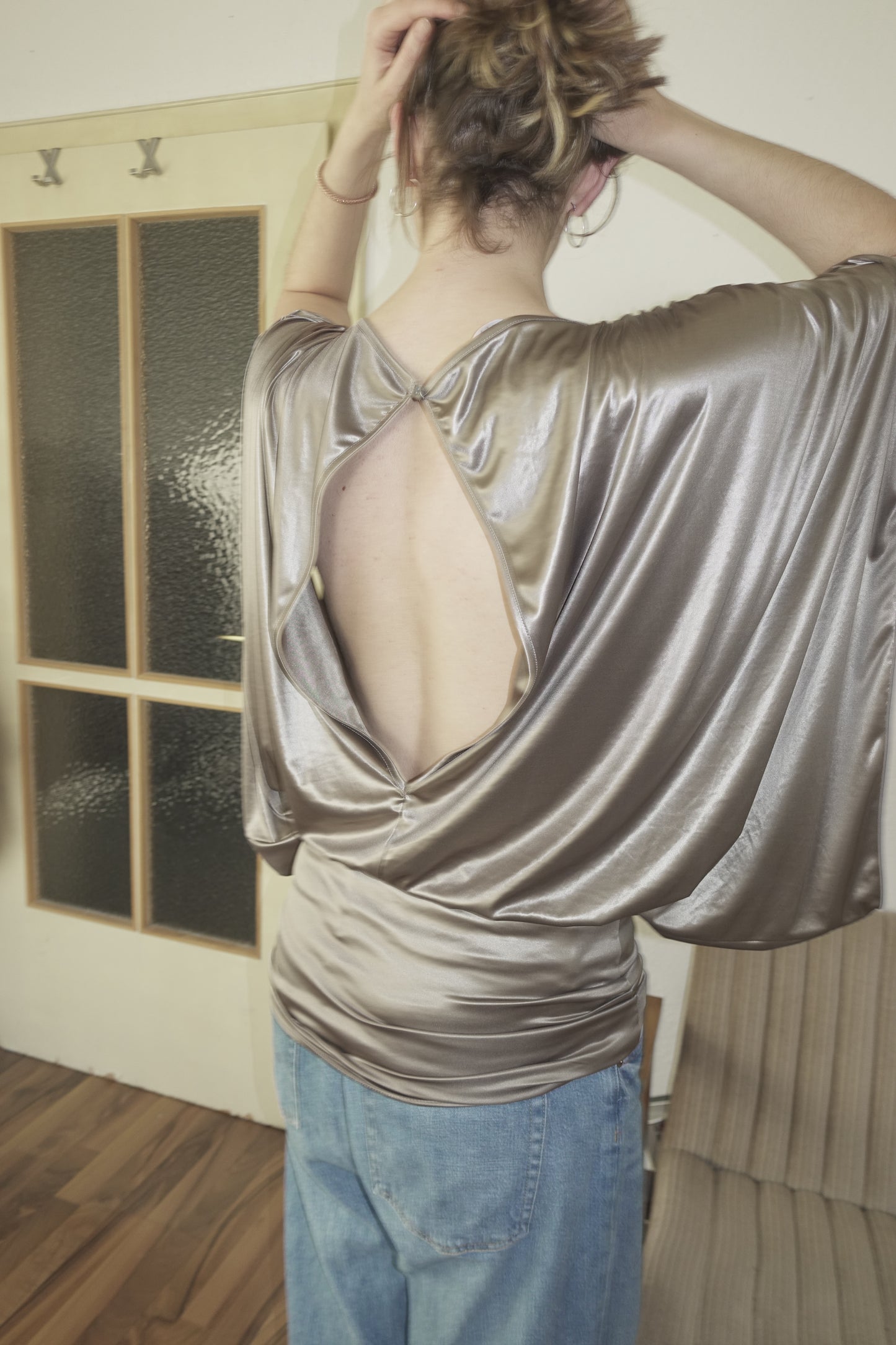 Stefanel batwing sleeve dress