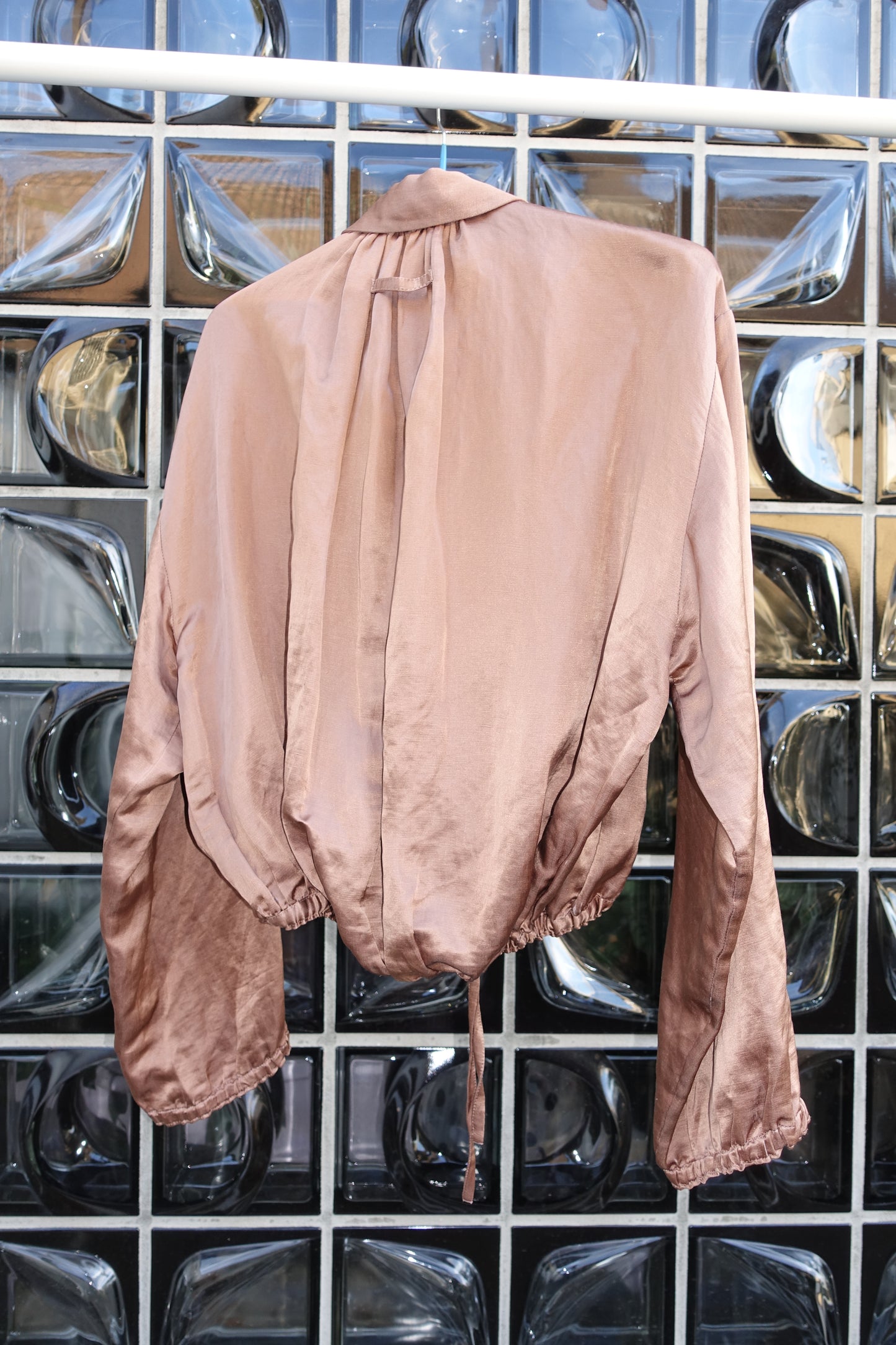 Jean Paul Gaultier silk bomber jacket