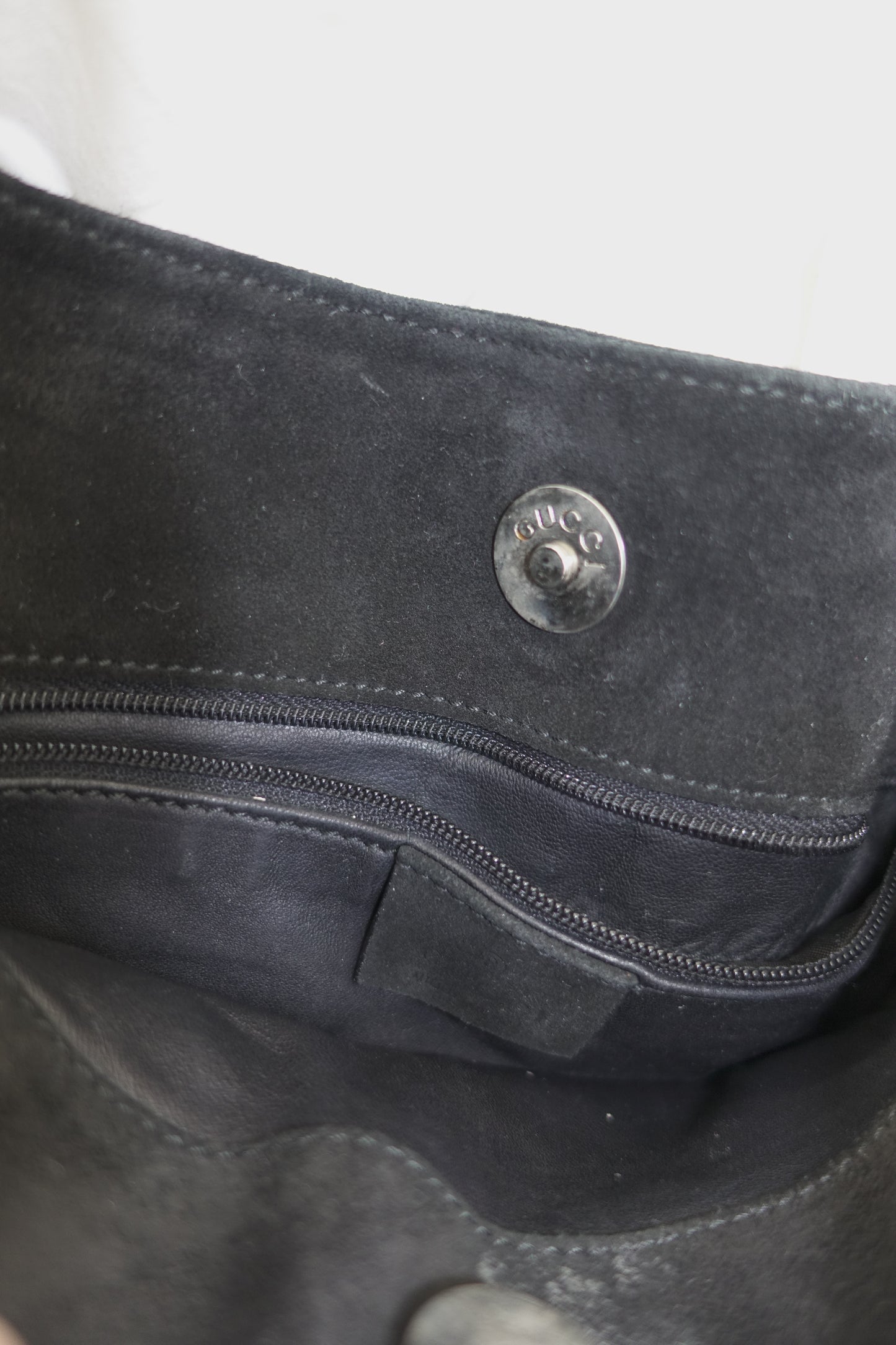 Gucci by Tom Ford suede hobo bag