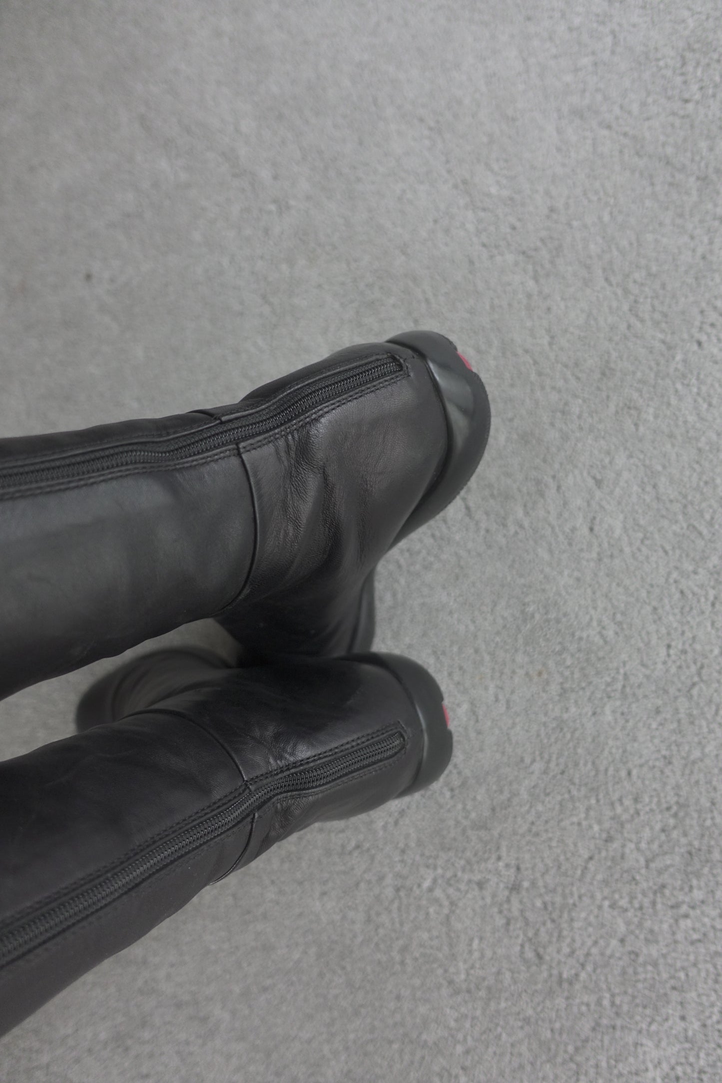 Prada 1998 velcro leather boots