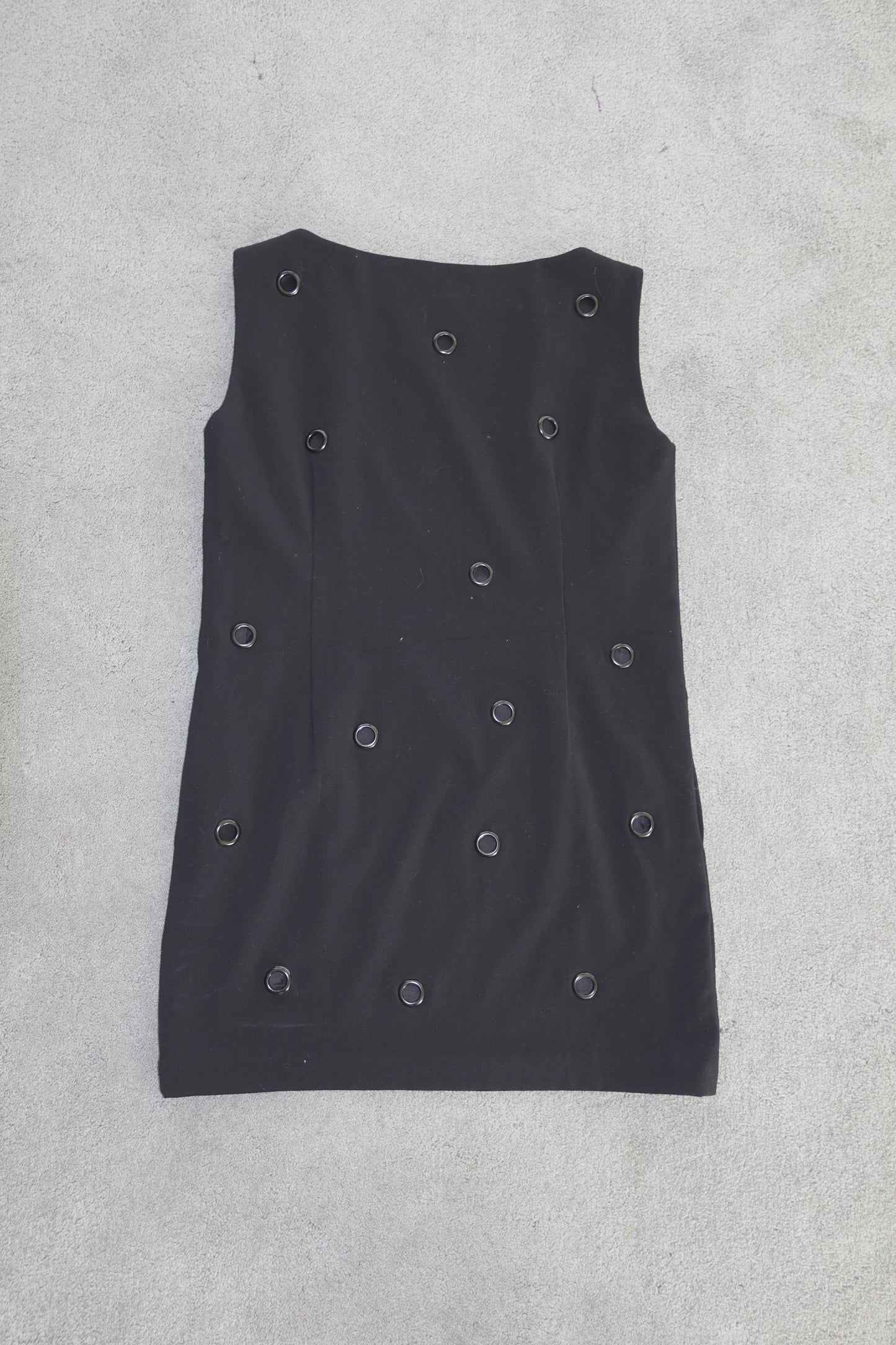 Roberto Cavalli Class eyelet mini dress