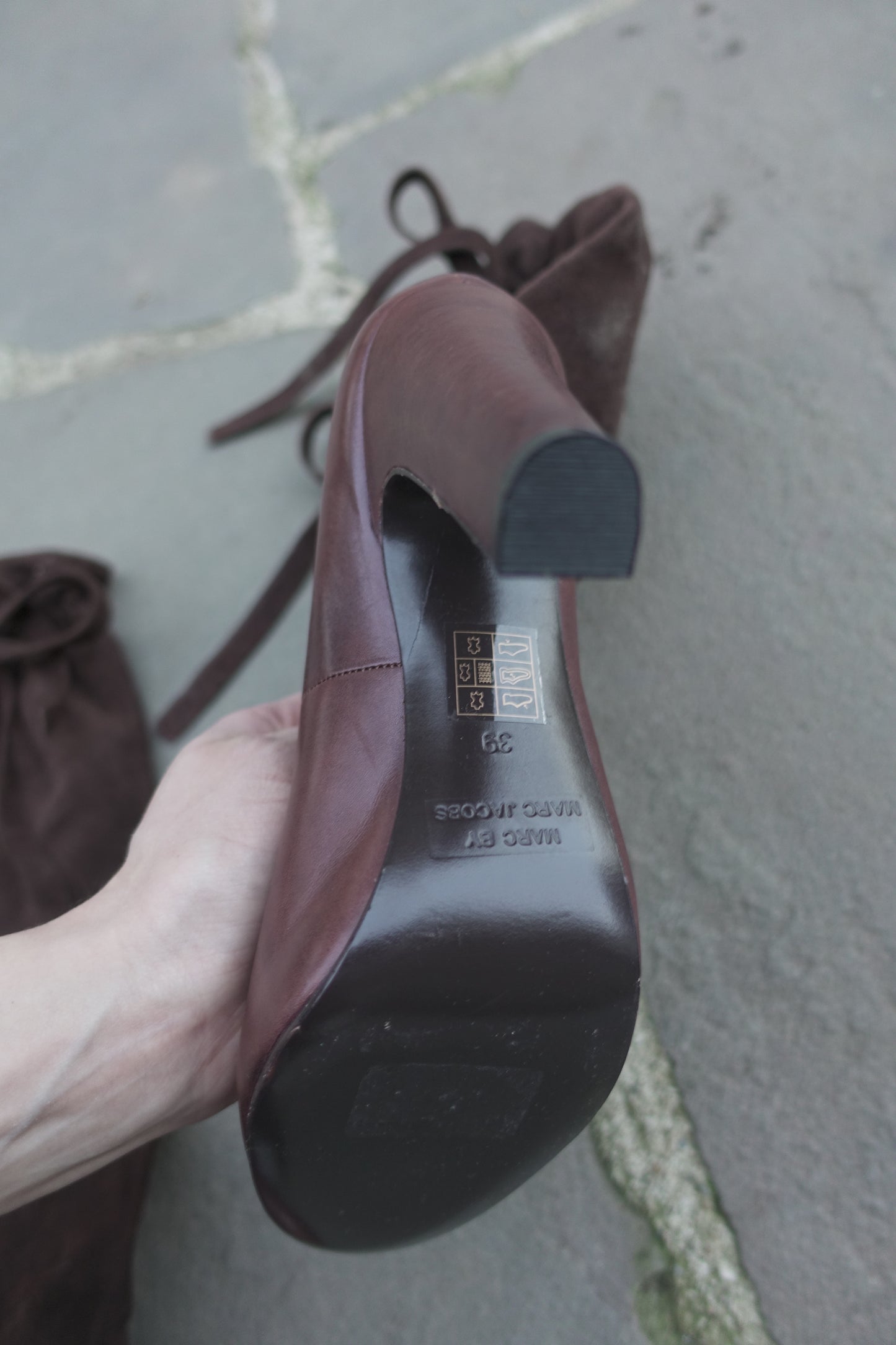 Marc Jacobs slouchy leather boots