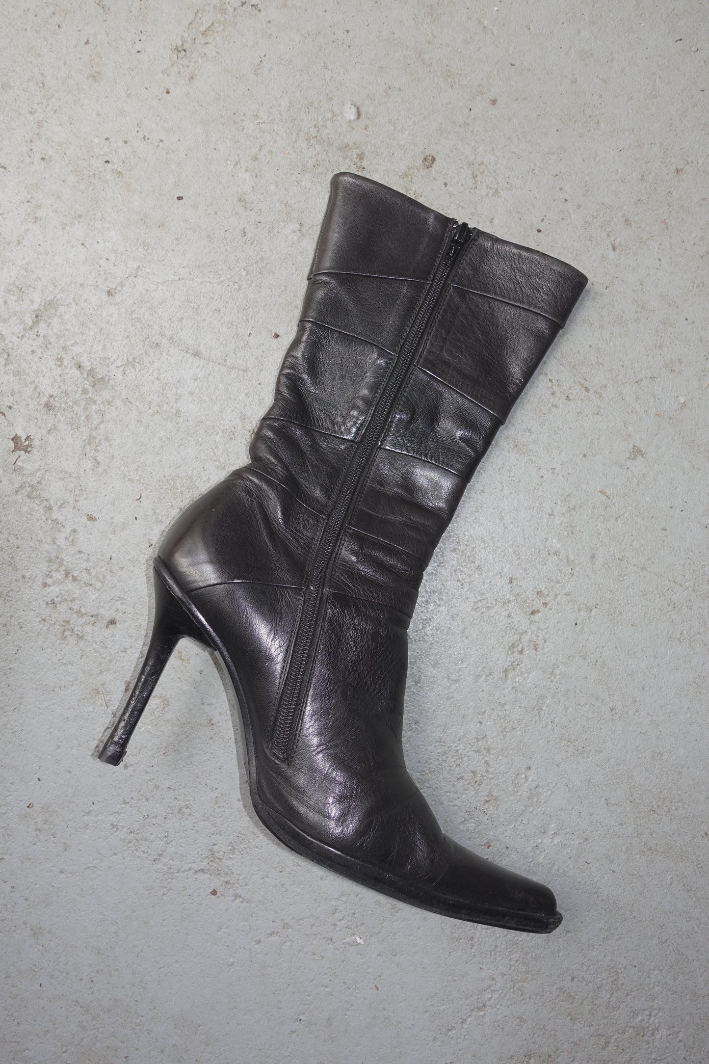 Miu Miu pointed leather boots