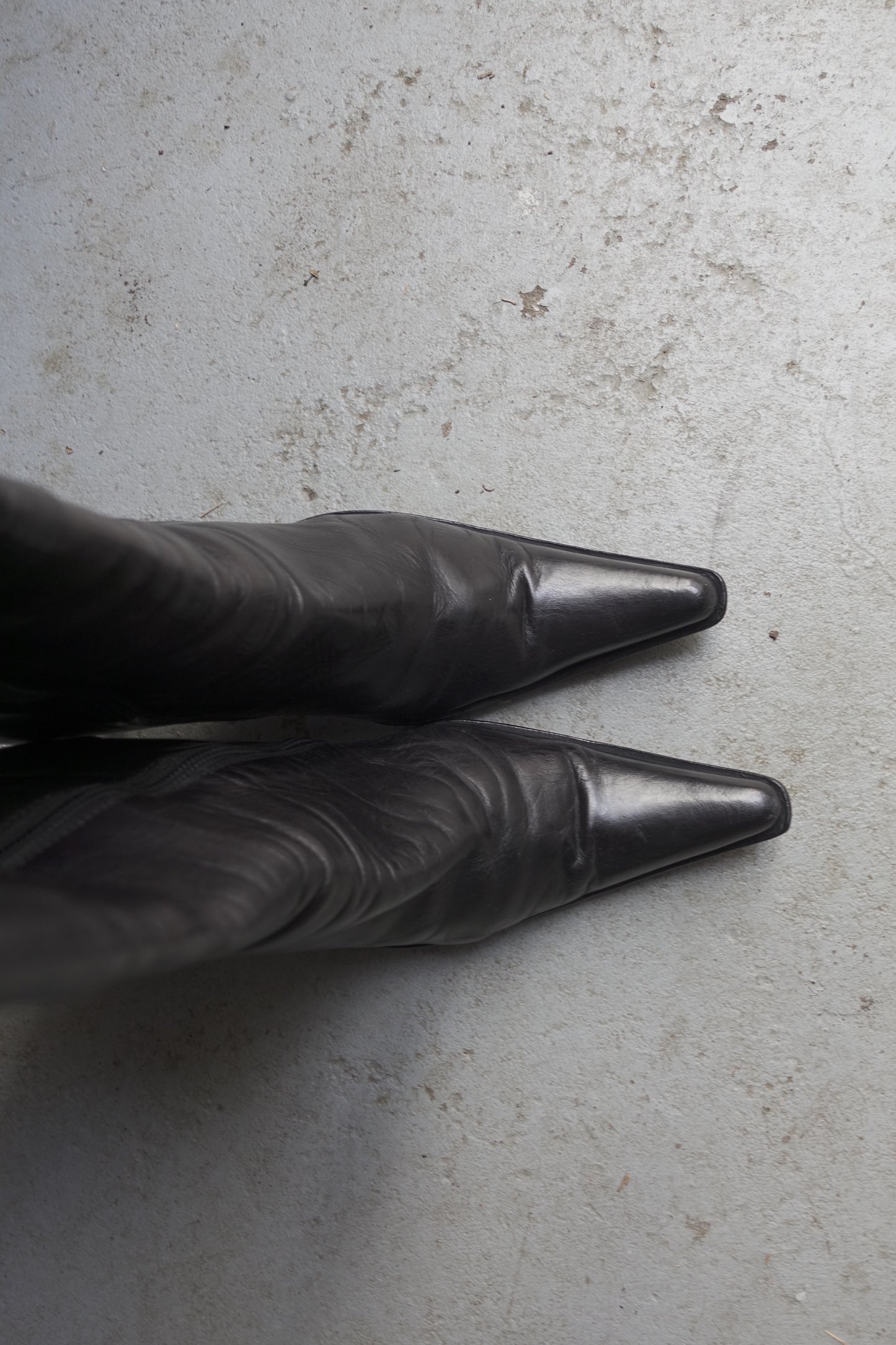 Miu Miu pointed leather boots
