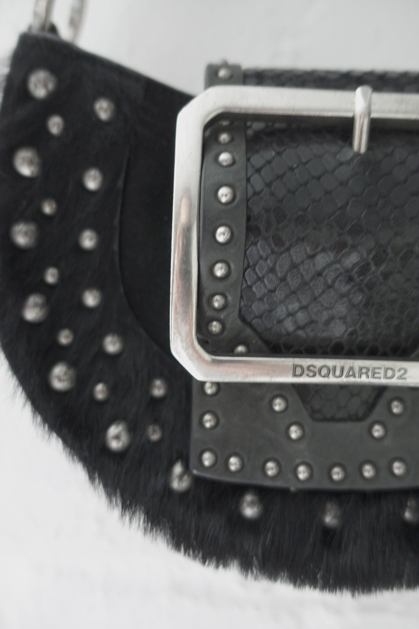 Dsquared2 F/W 2005 studded leather bag