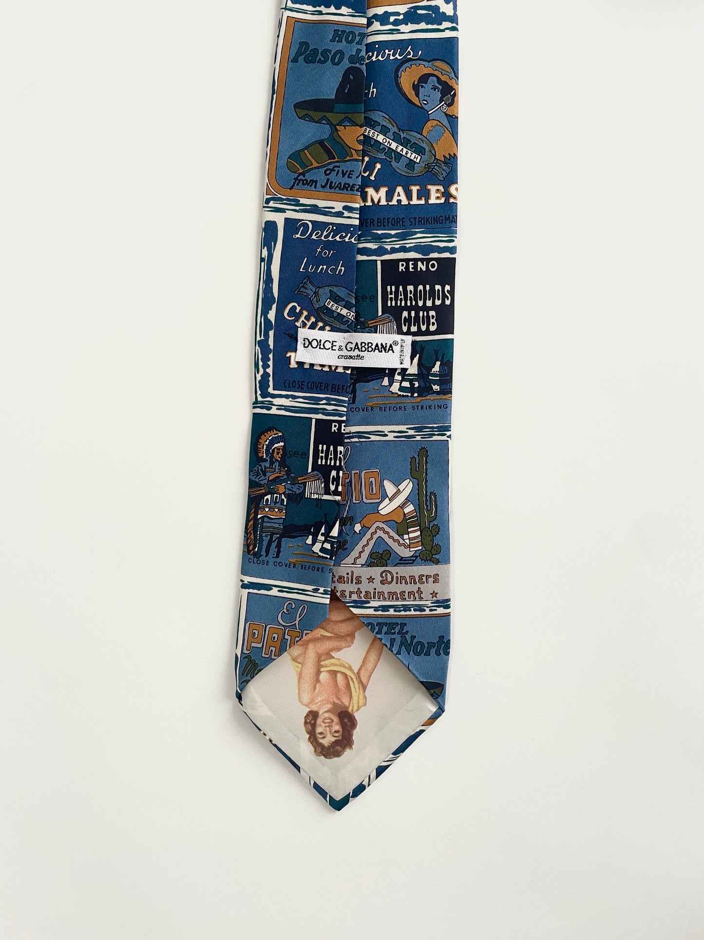 Dolce & Gabbana printed silk tie