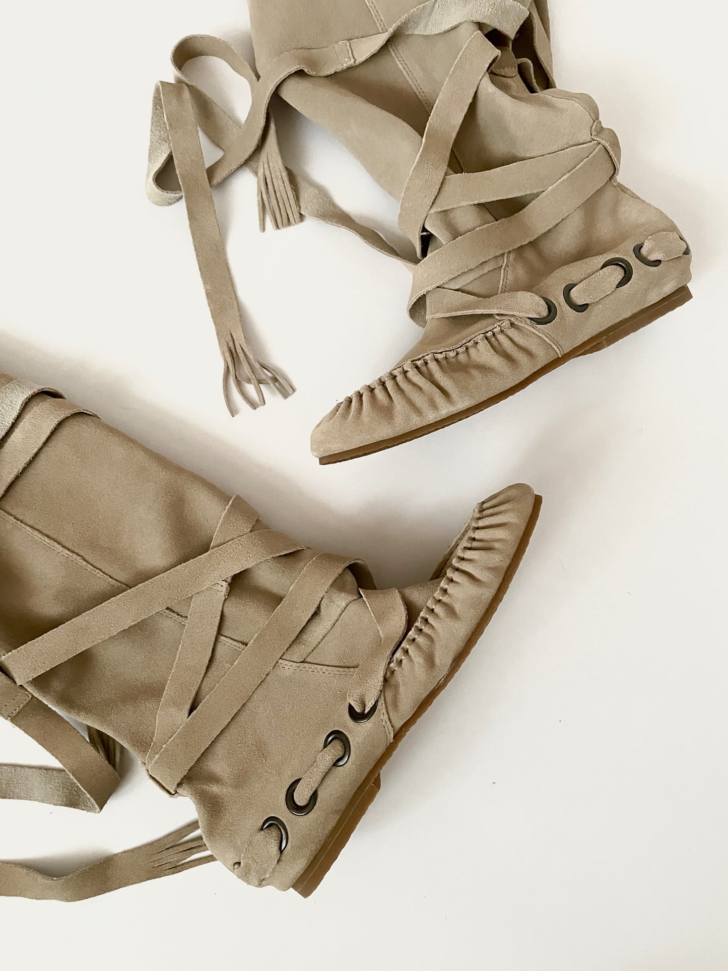 Diesel suede strap boots
