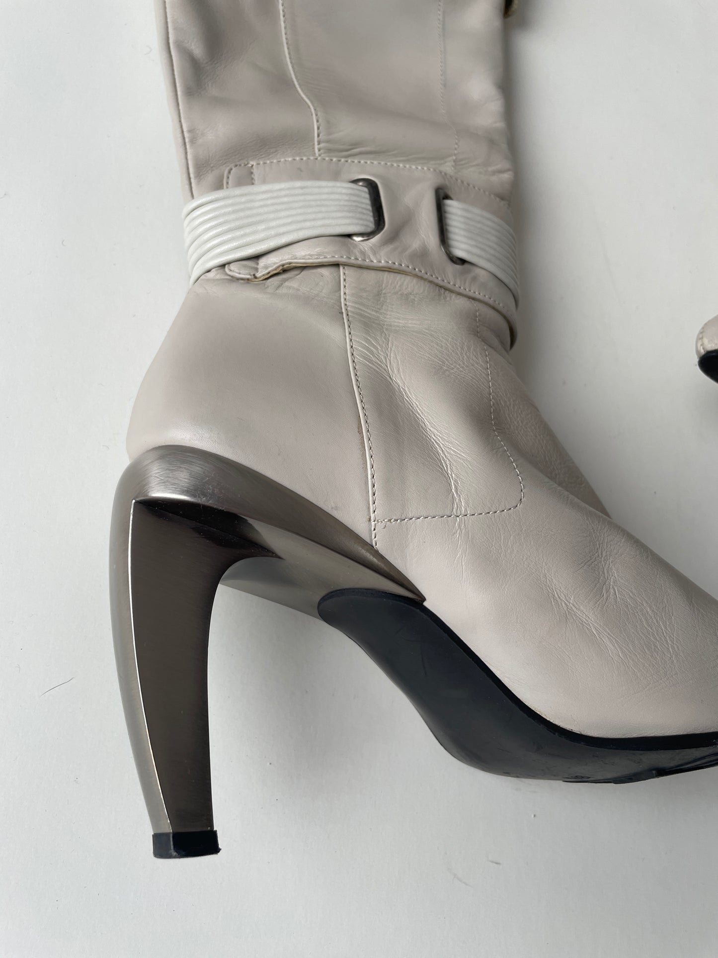 Diesel metal heel boots
