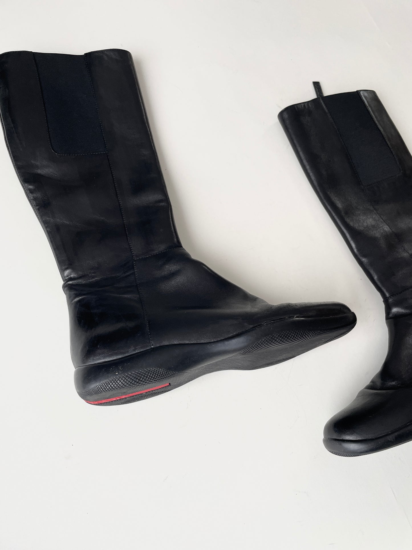 Prada 90s leather boots