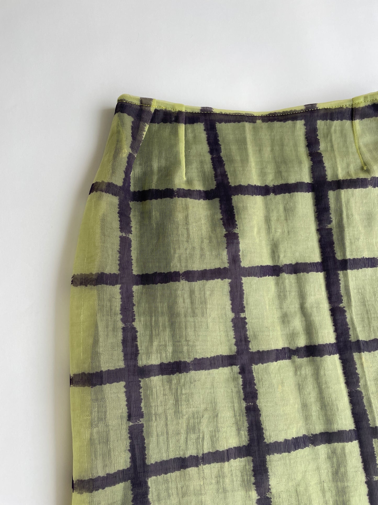Amayaza Arzuaga checkered skirt