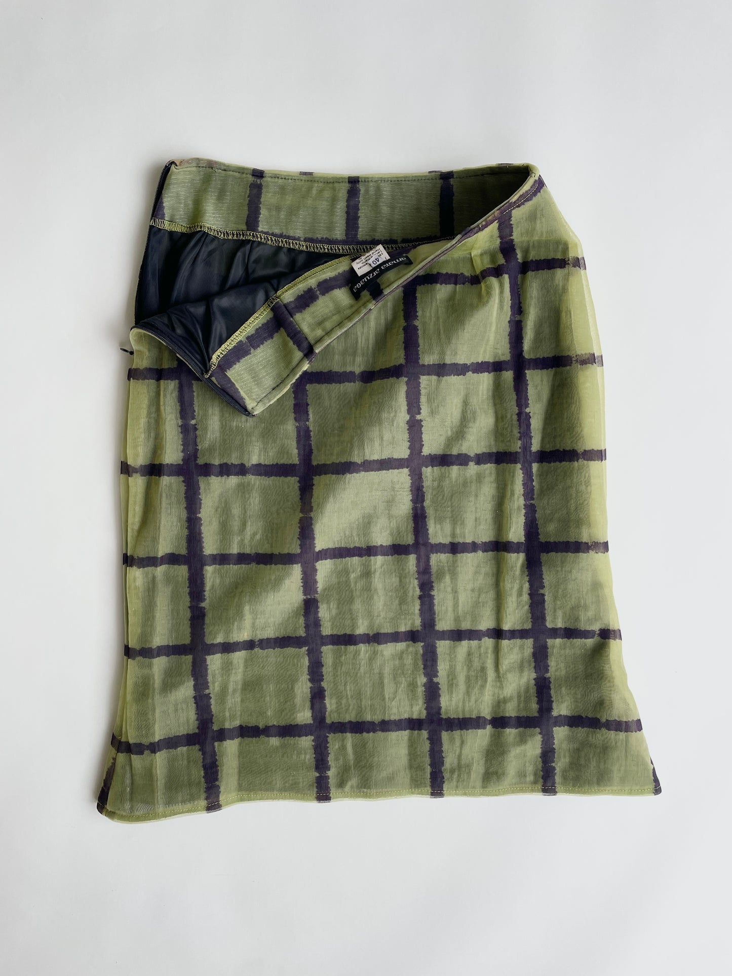 Amayaza Arzuaga checkered skirt