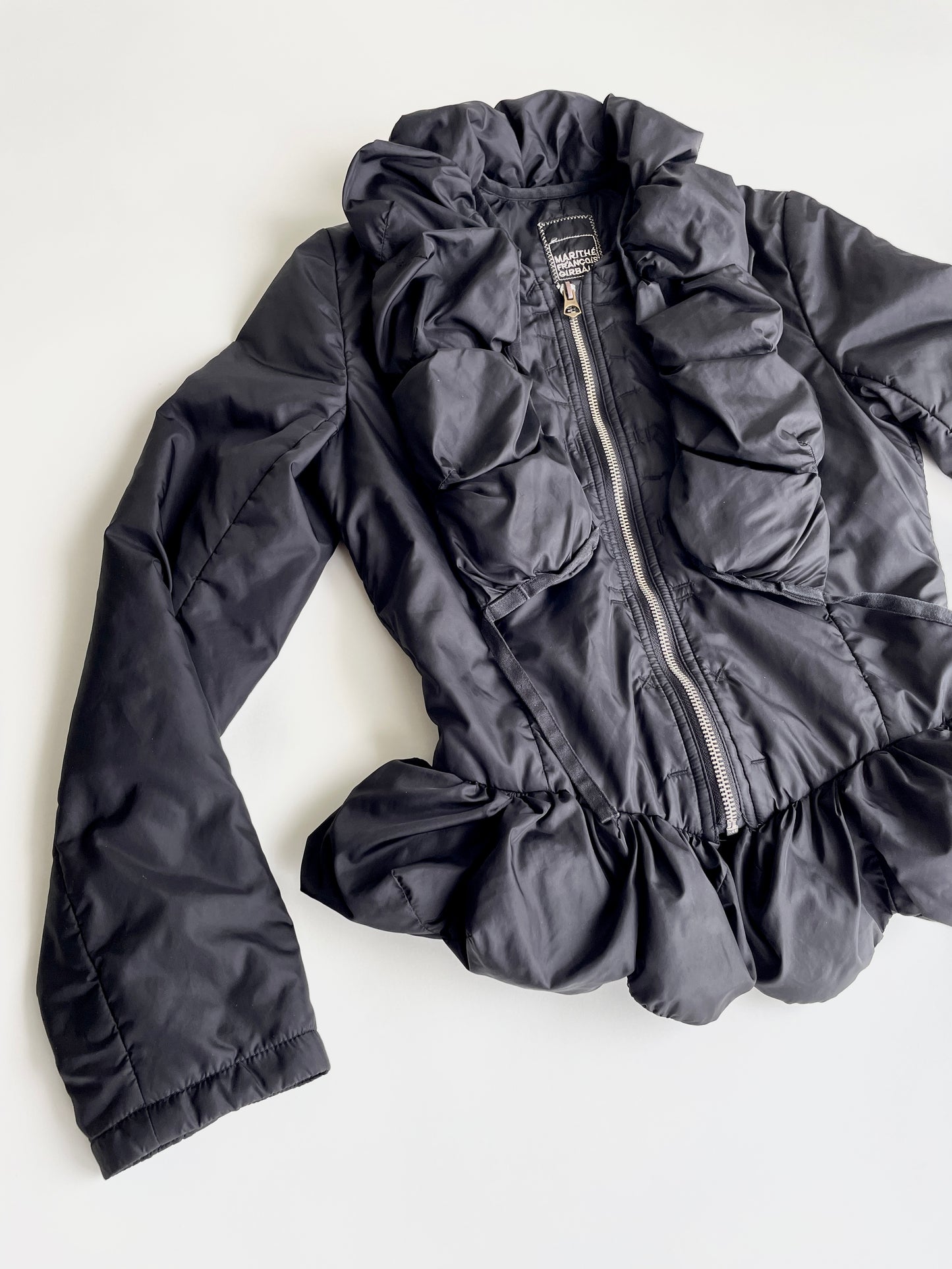Marithé + François Girbaud black puffer jacket