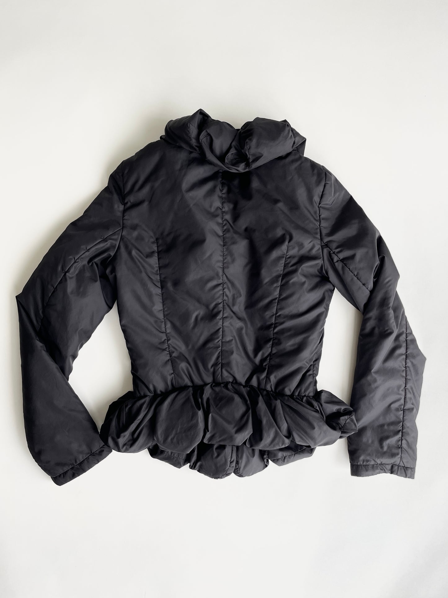 Marithé + François Girbaud black puffer jacket
