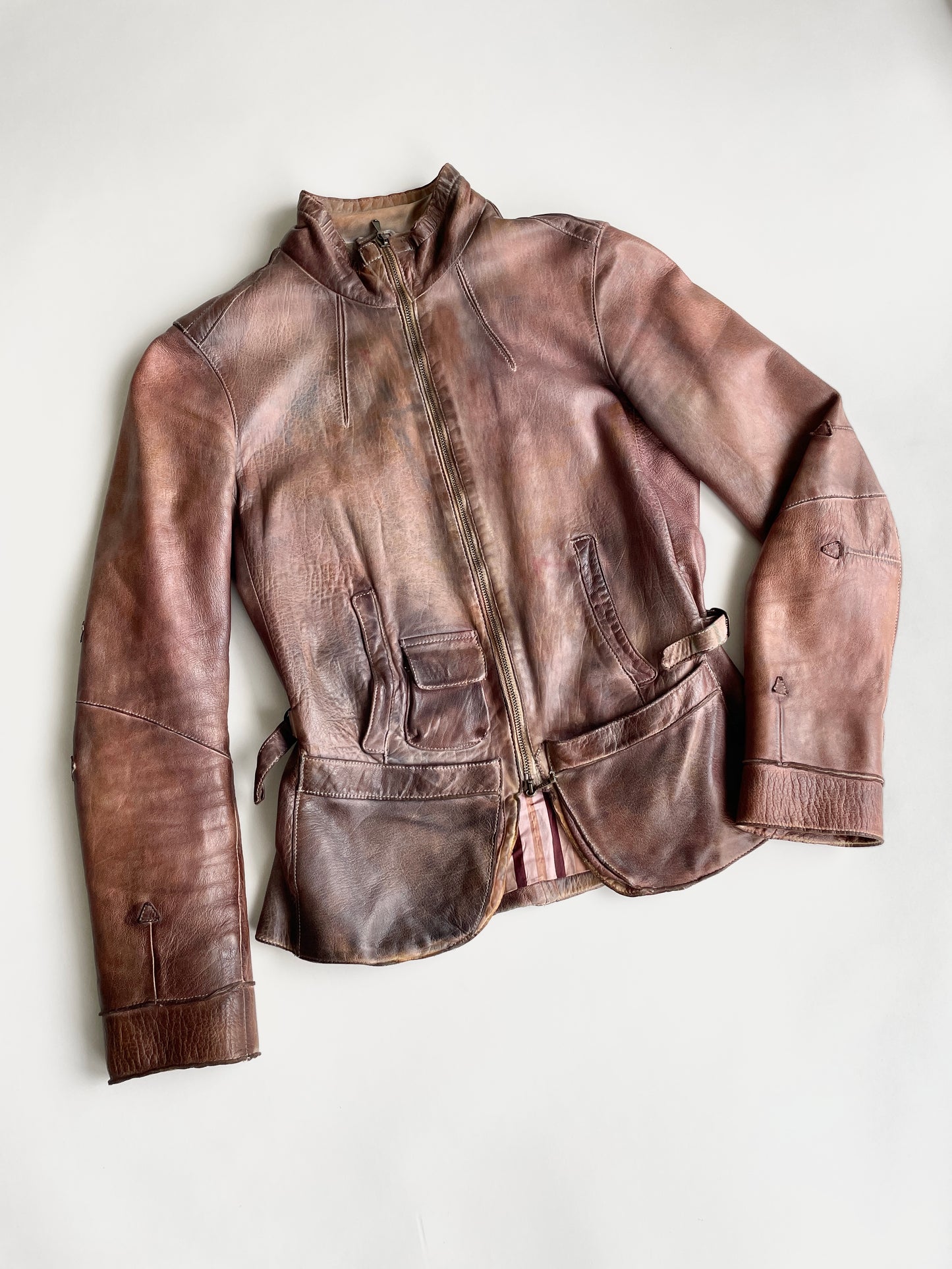 Un Solo Mondo biker jacket