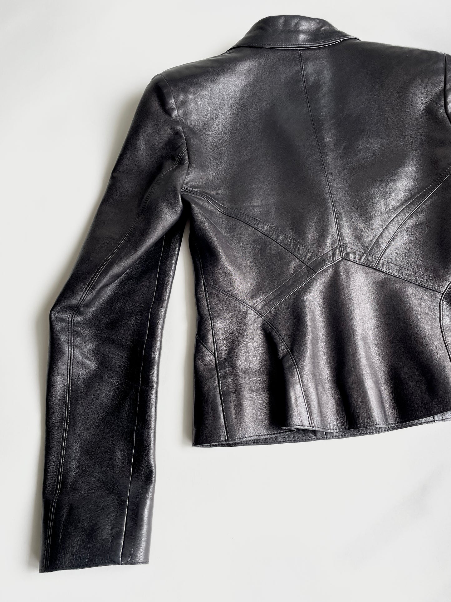 Prada 90s leather blazer
