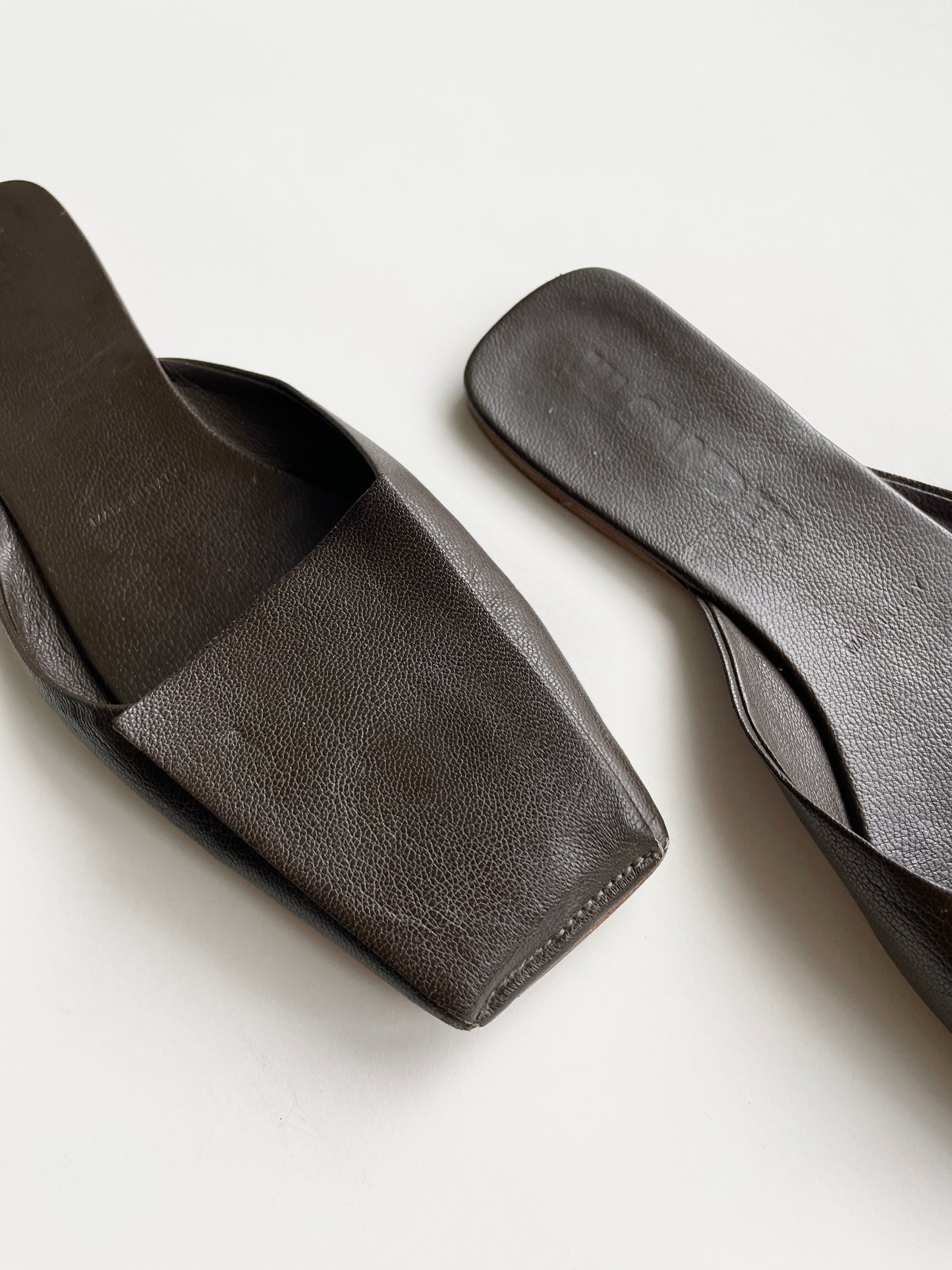 Jil Sander leather mules