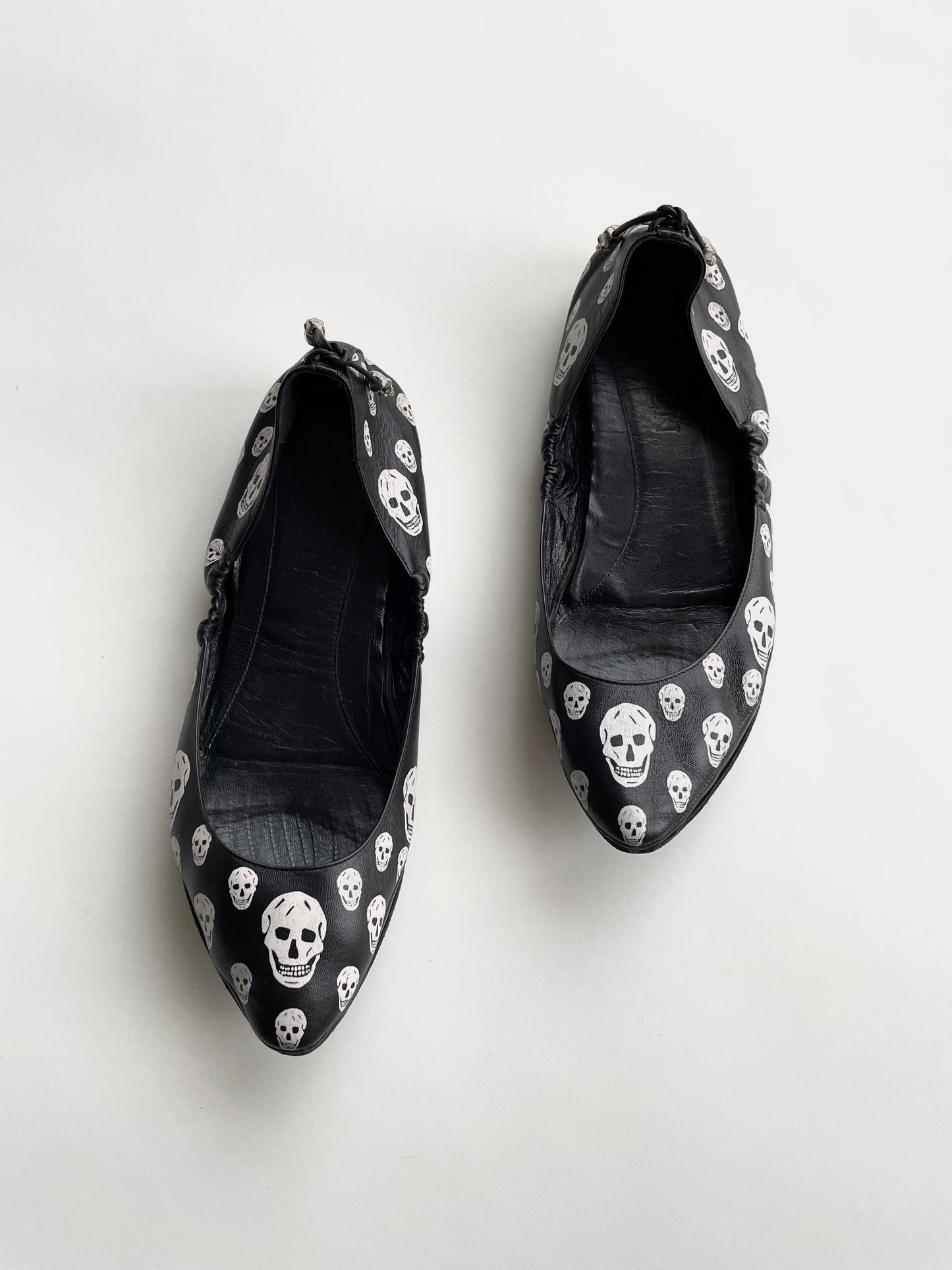 Alexander McQueen skull ballet flats