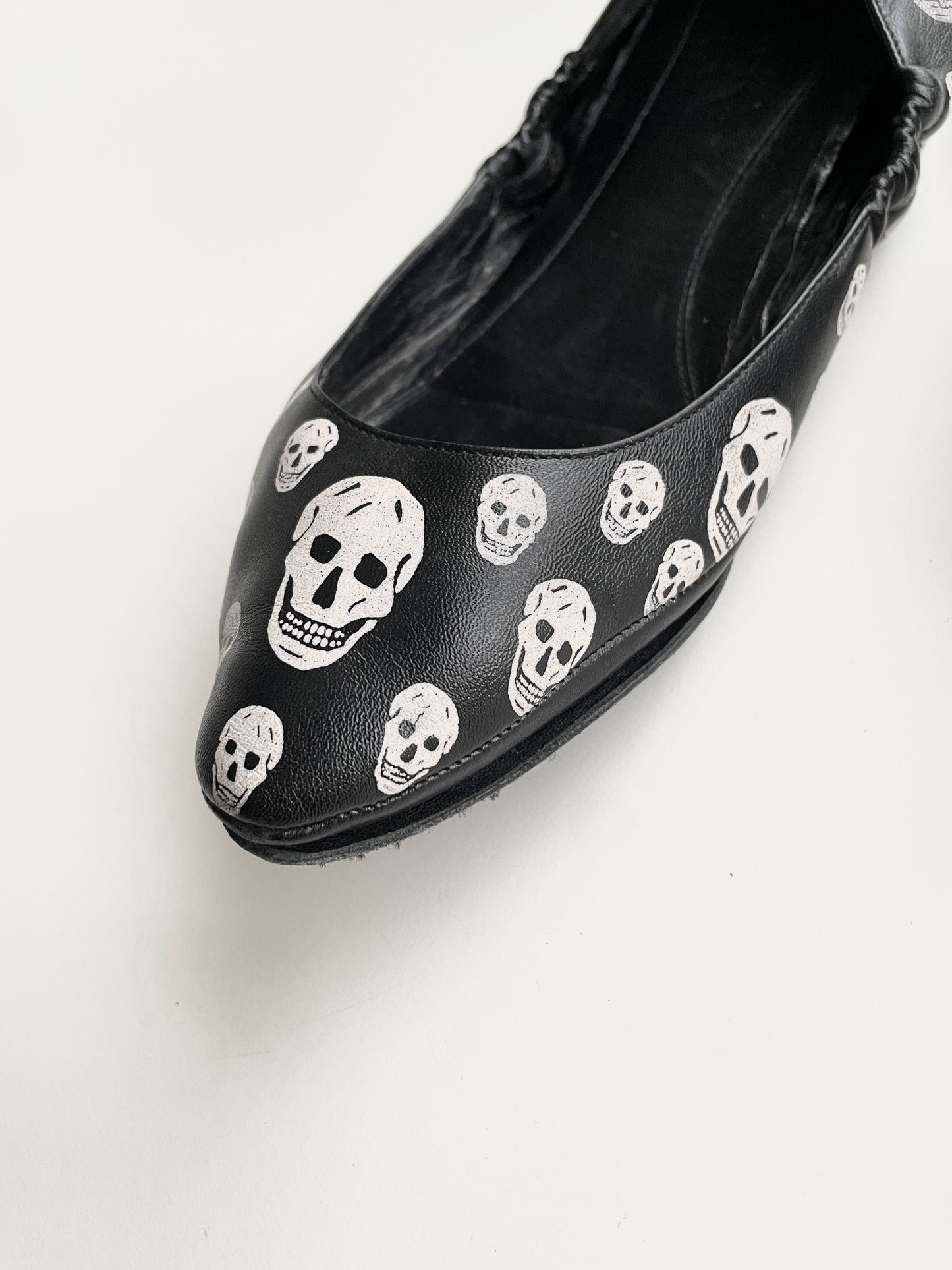 Alexander McQueen skull ballet flats