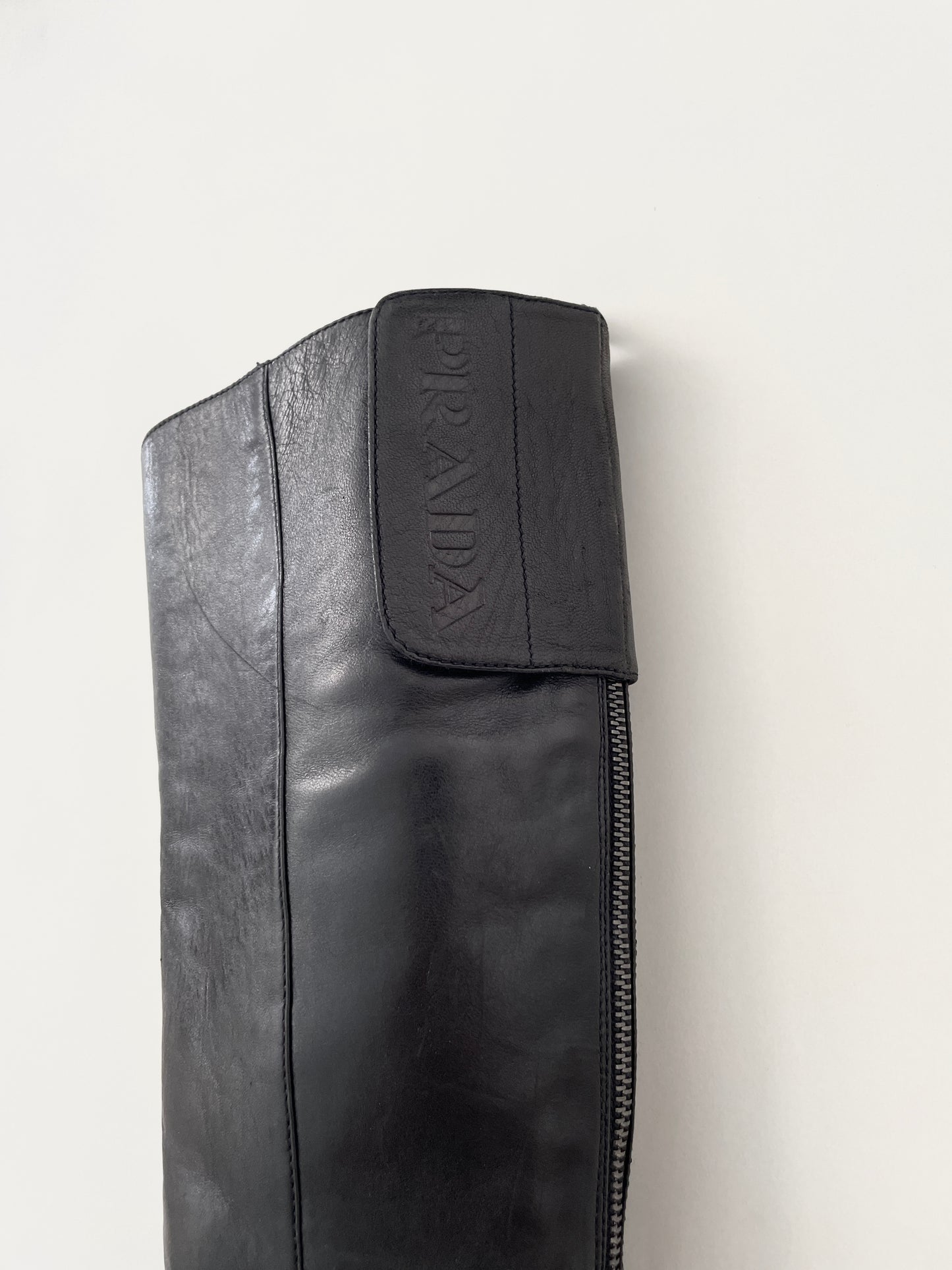 Prada 90s leather boots