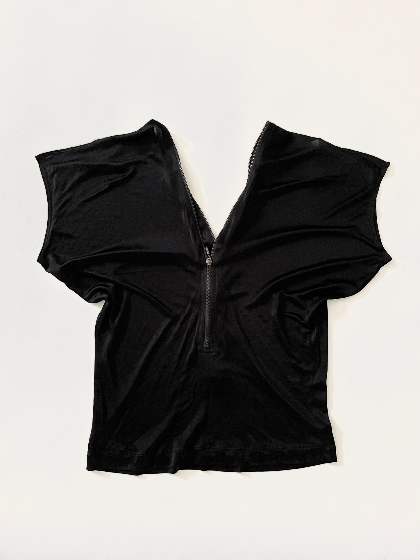 Plein Sud SS 2003 black zipper shirt