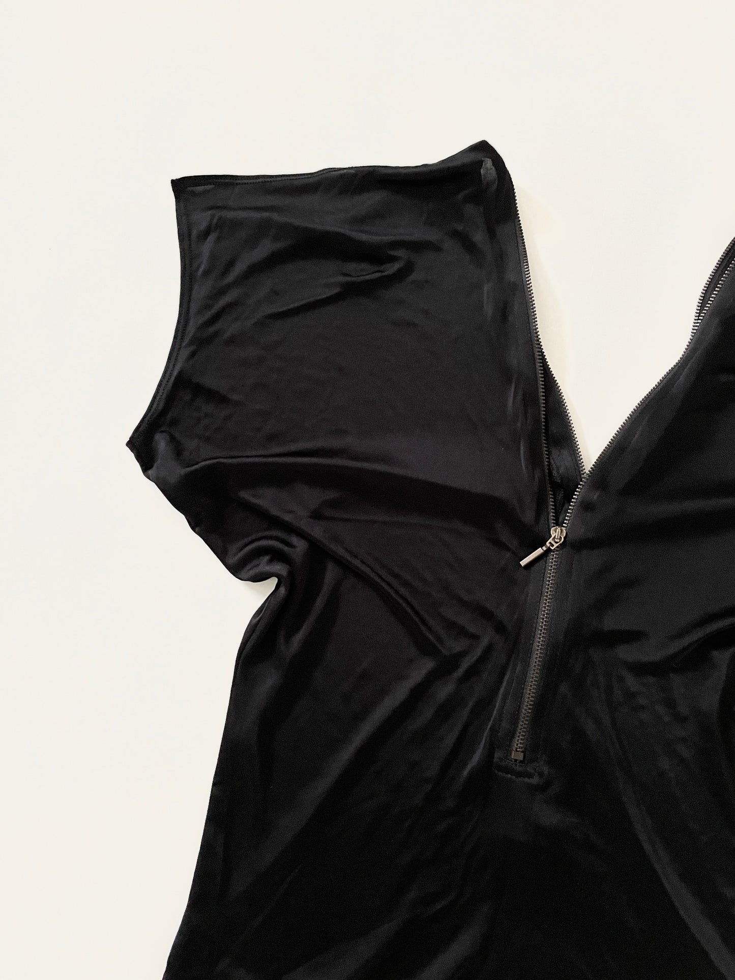 Plein Sud SS 2003 black zipper shirt