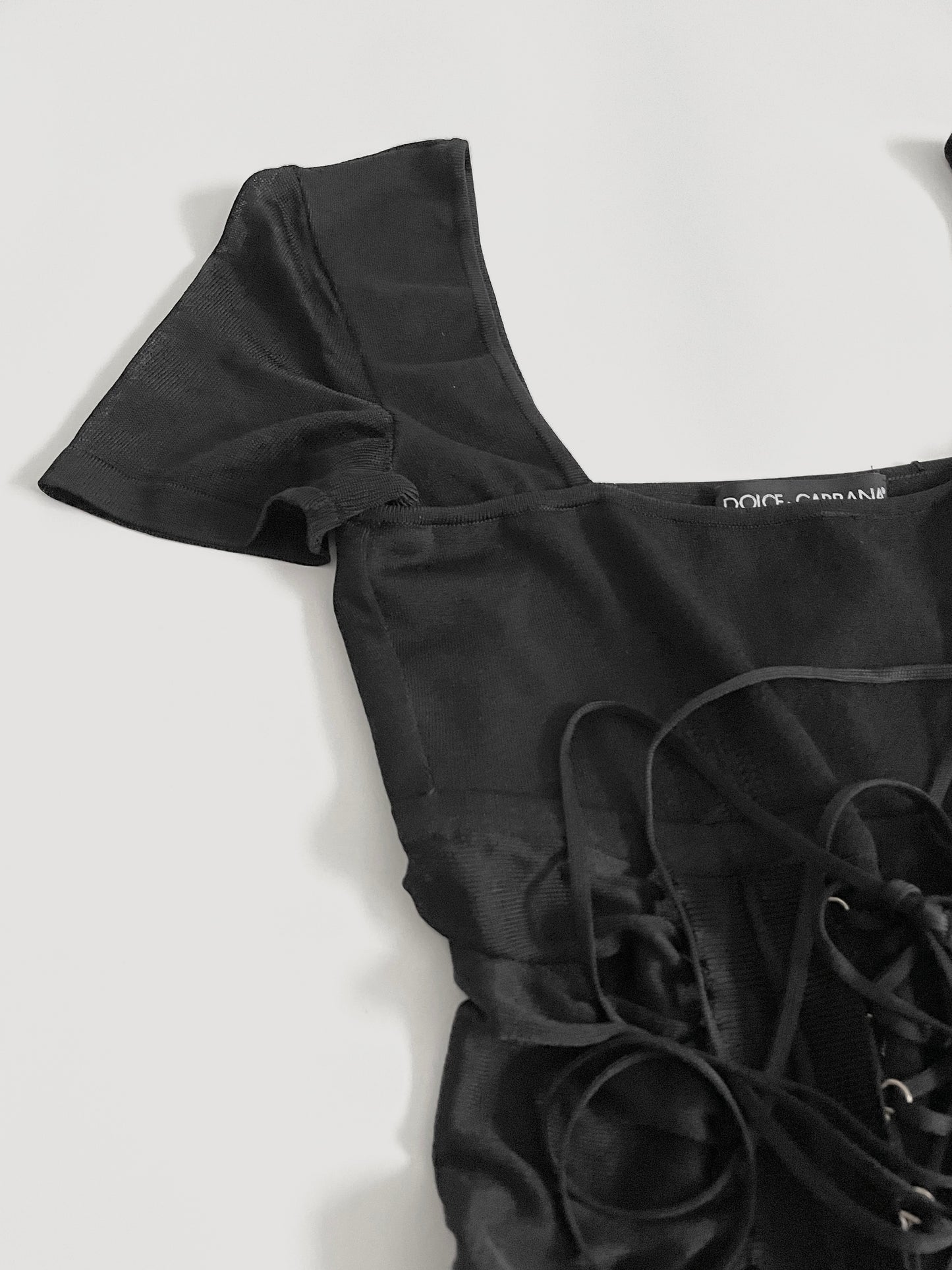Dolce & Gabbana 2003 corset shirt