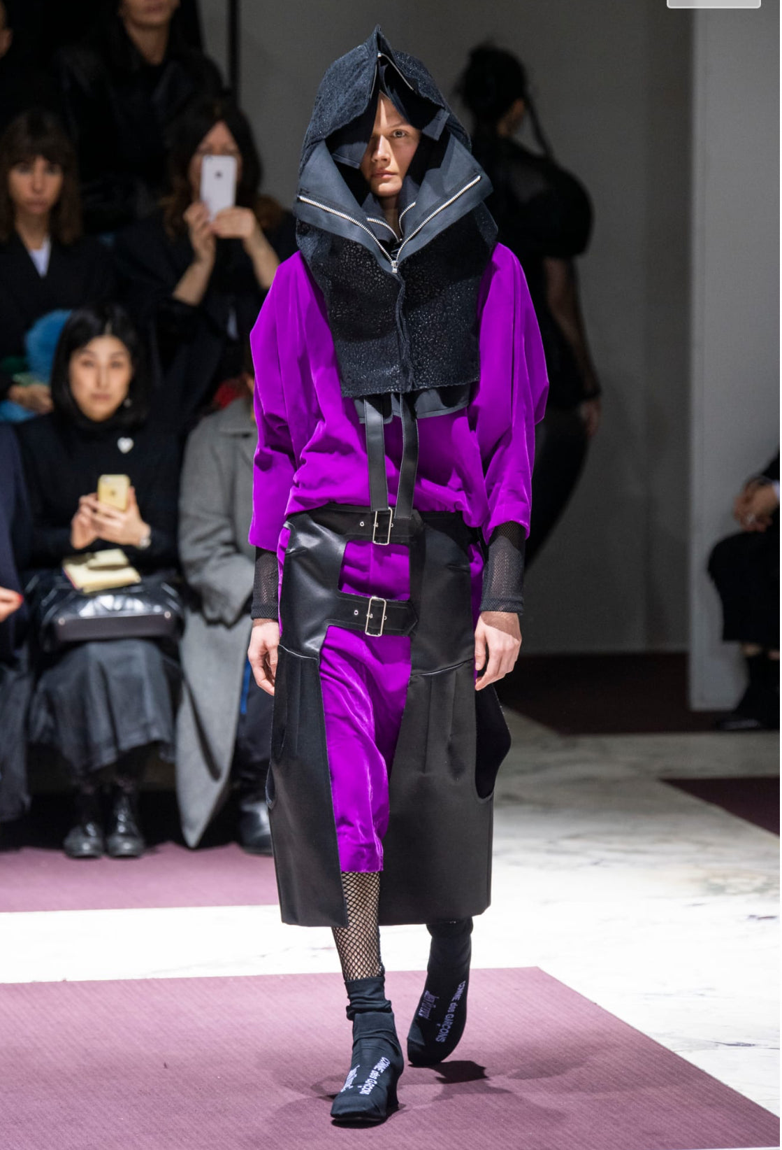 Comme des Garçons FW 2019 cut out skirt