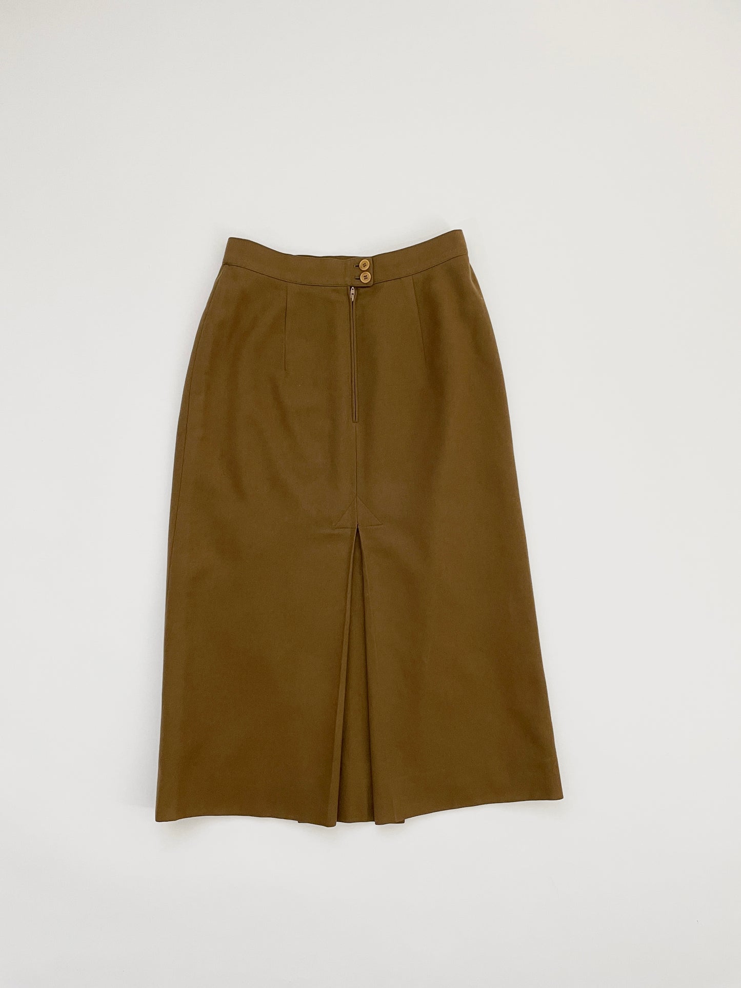 Jil Sander midi wool skirt