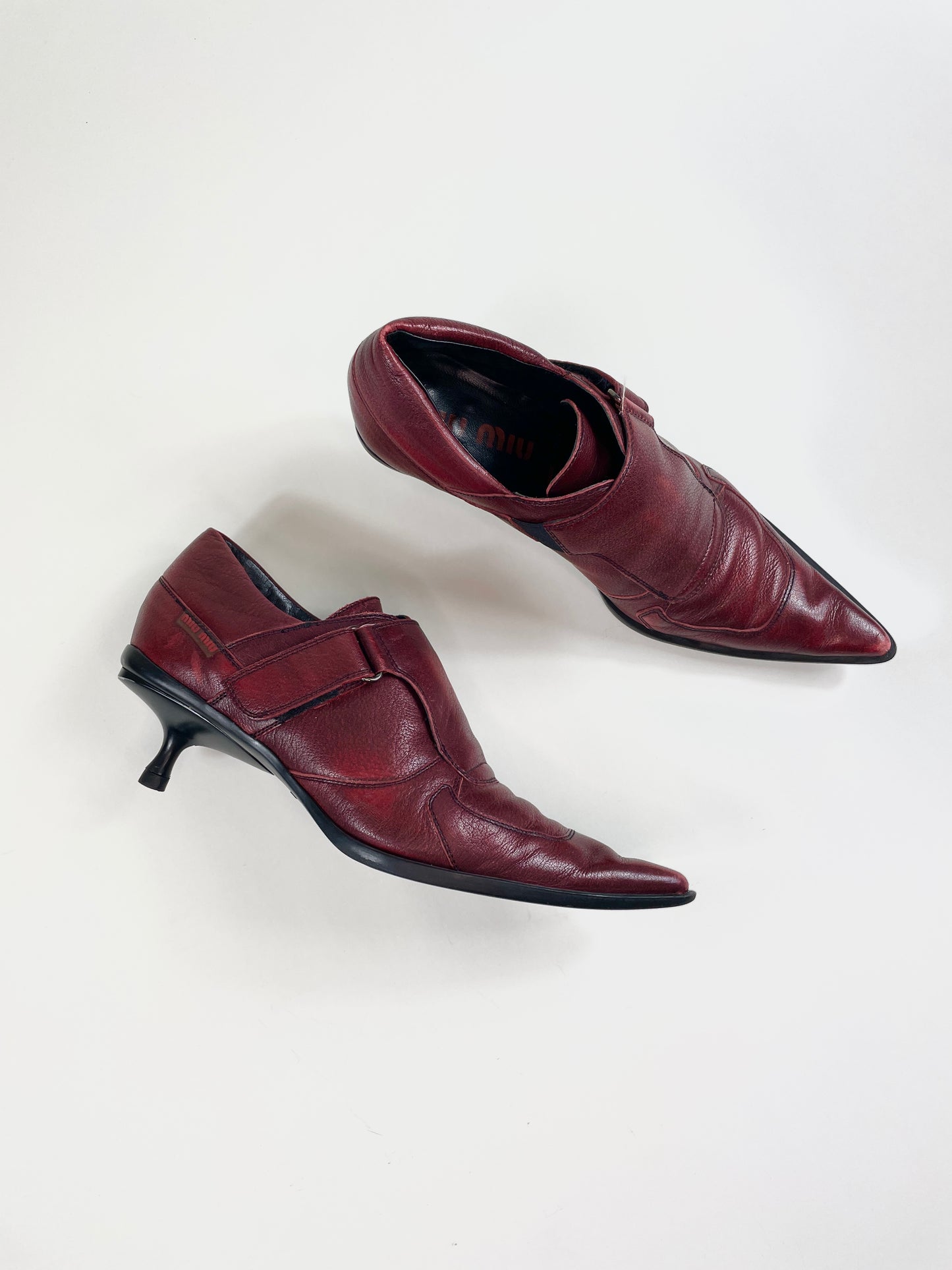 Miu Miu FW 1999 Moto ankle boots