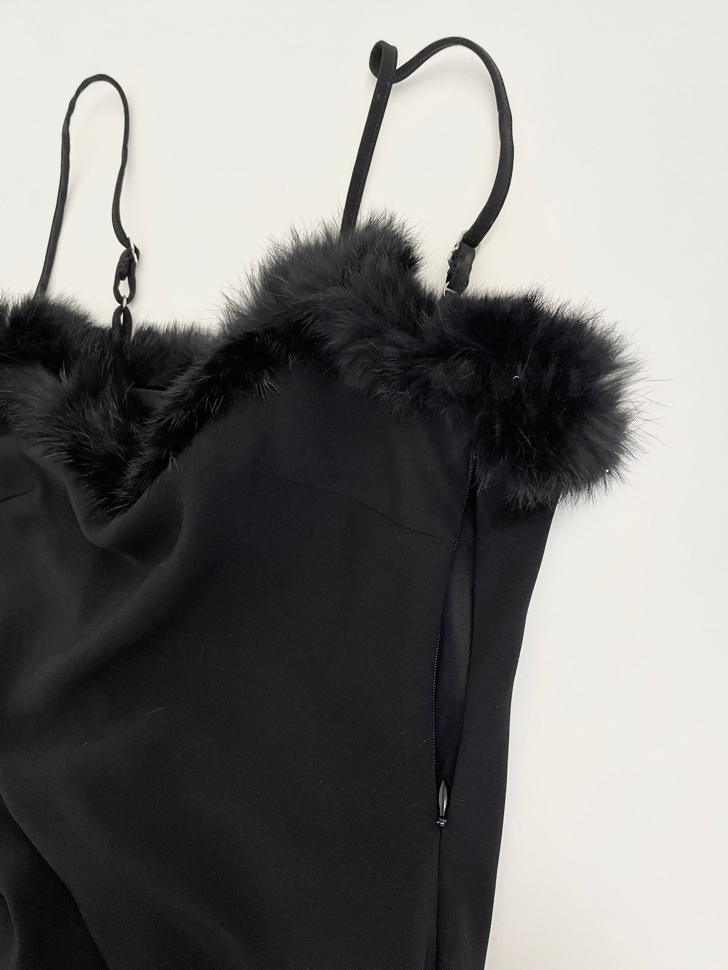 Moschino fluffy cocktail dress