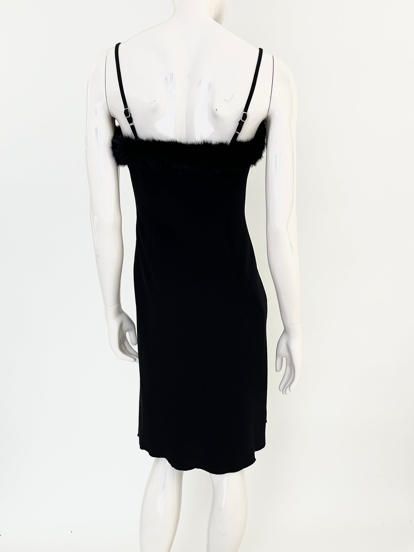 Moschino fluffy cocktail dress