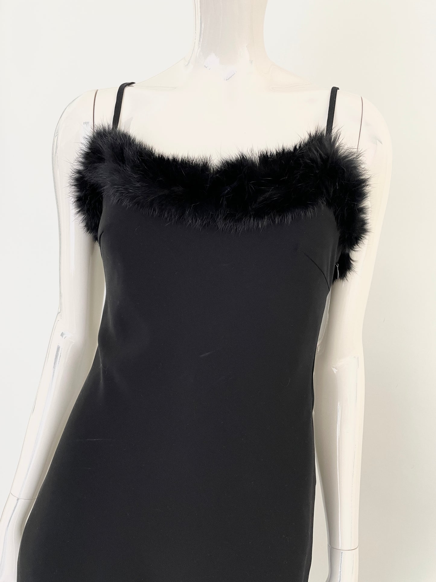 Moschino fluffy cocktail dress