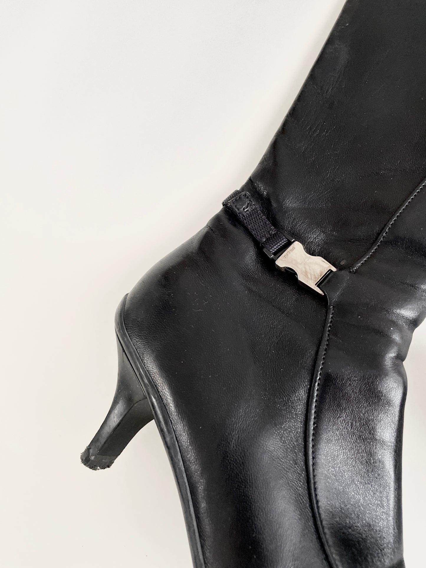 Prada Sport 1999 heeled leather boots
