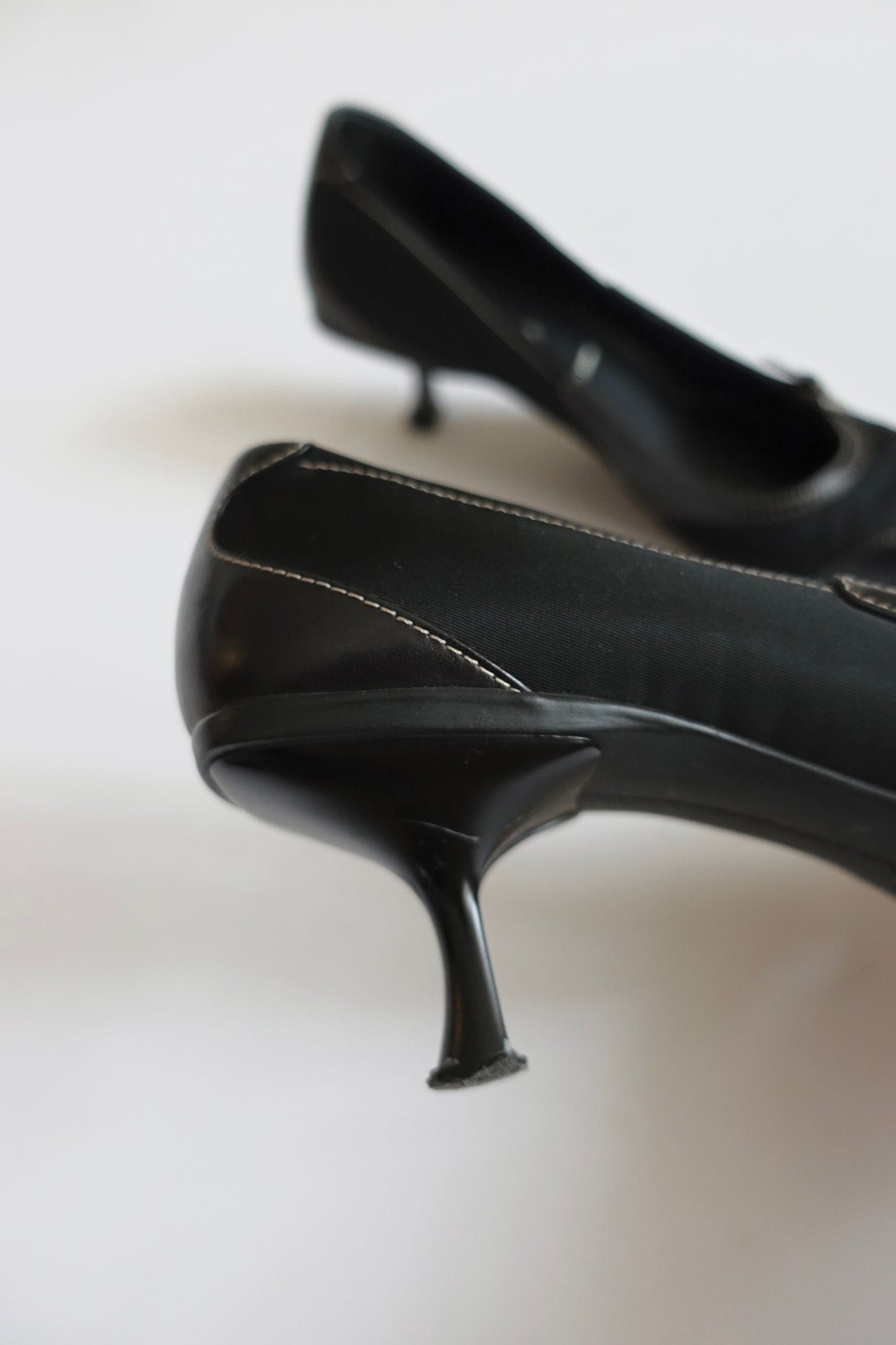 Prada early 2000s buckle pumps