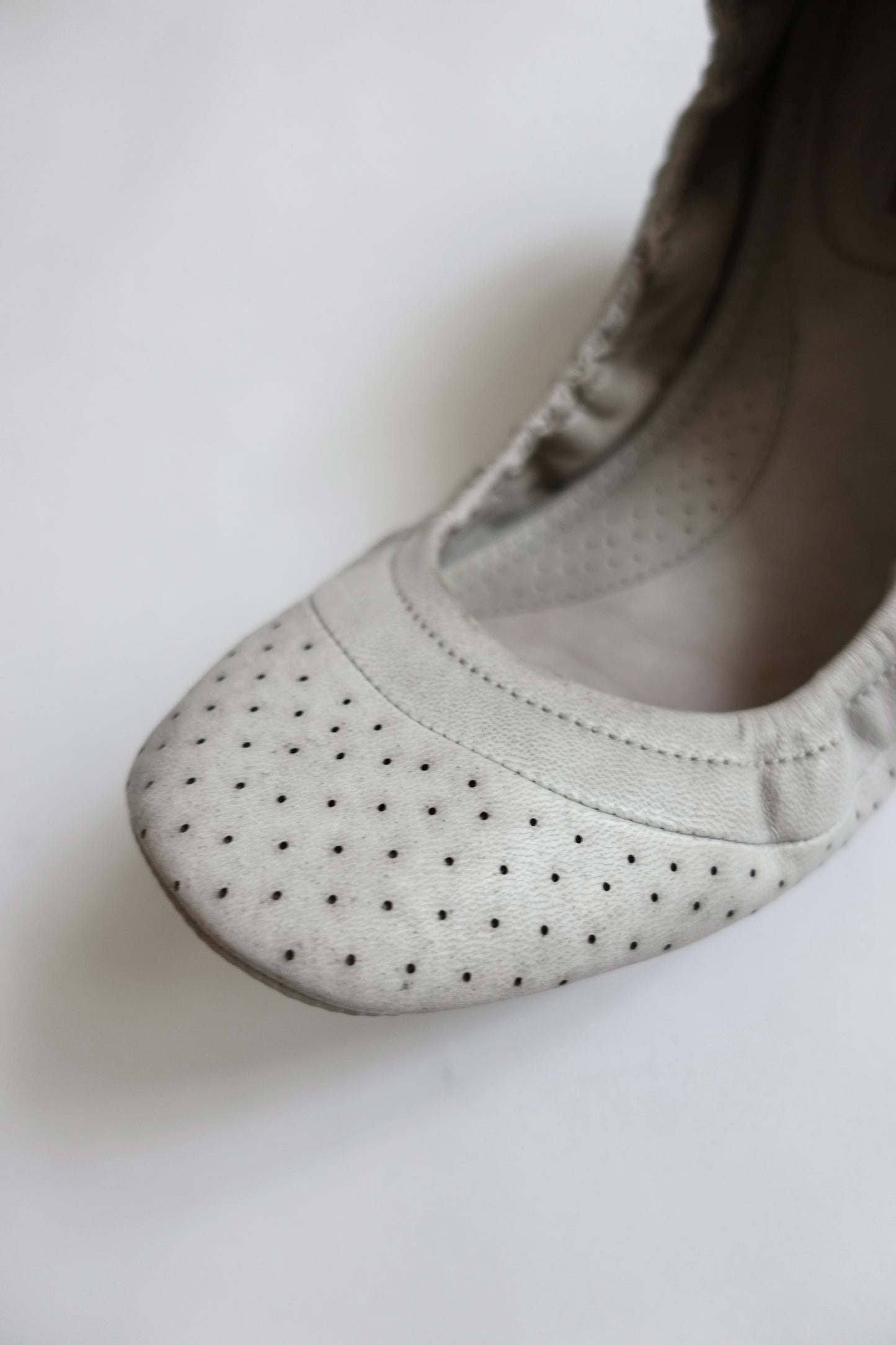Prada scrunch ballet flats